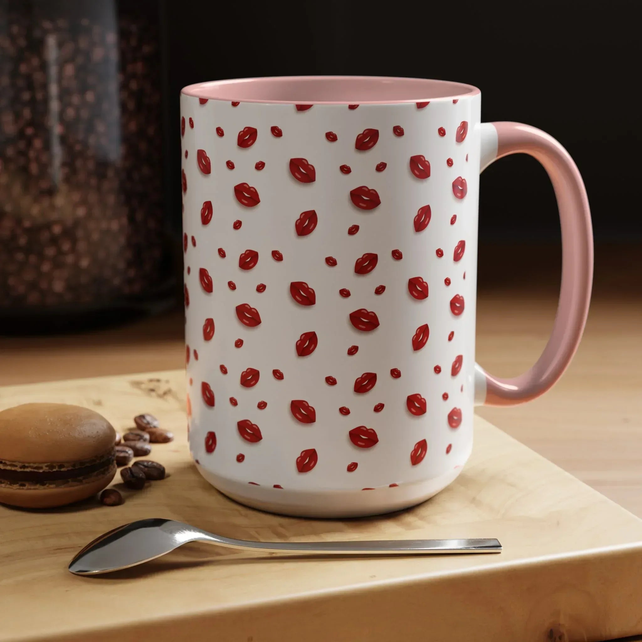 Hot Lips Mug - Accent Coffee Mug (11, 15oz) - KARARMDESIGN