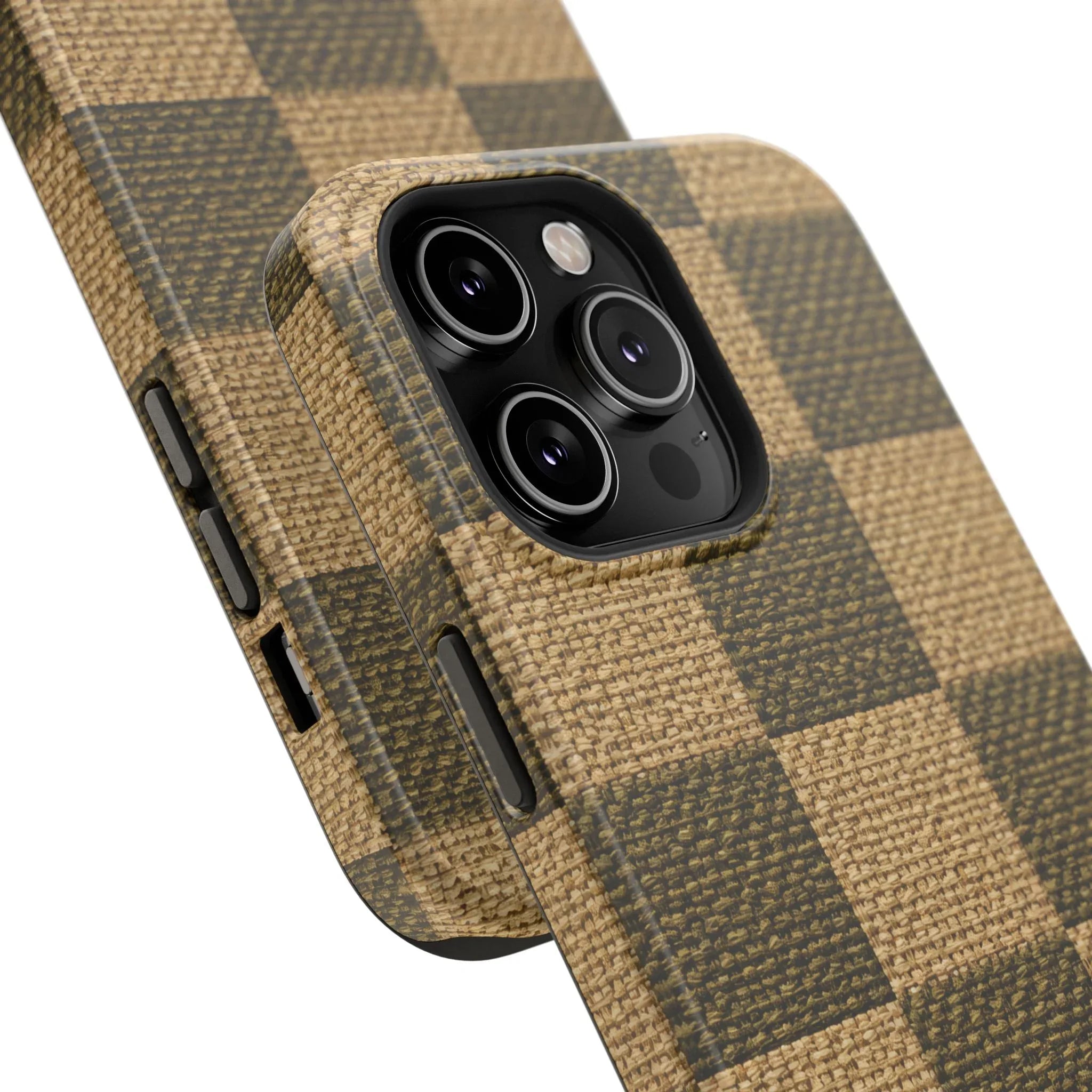 Rustic Woven Phone Case for iPhone 11-17 and Galaxy S21-S22 - KARARMDESIGN