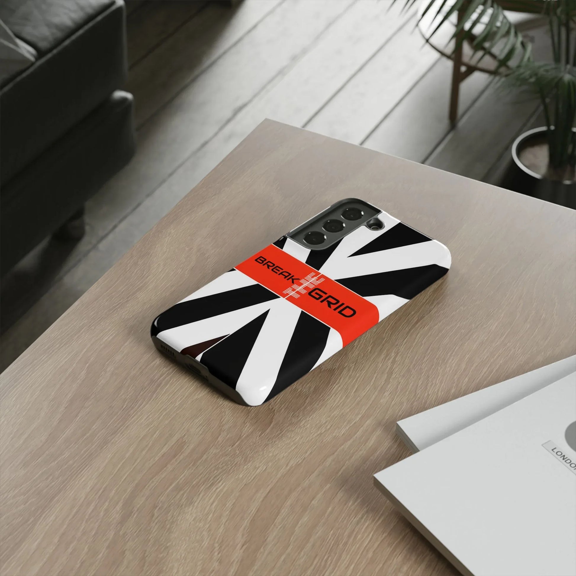 Break The Grid Phone Case for iPhone 11–16 and Galaxy S20–S25 - KARARMDESIGN