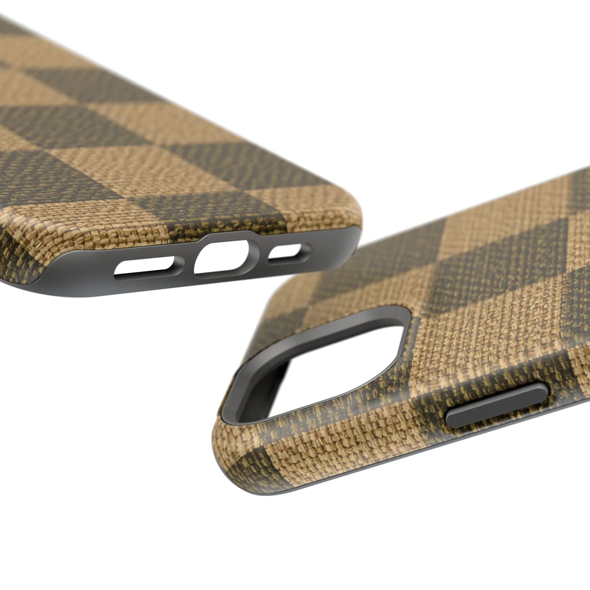 Rustic Woven Phone Case for iPhone 11-17 and Galaxy S21-S22 - KARARMDESIGN