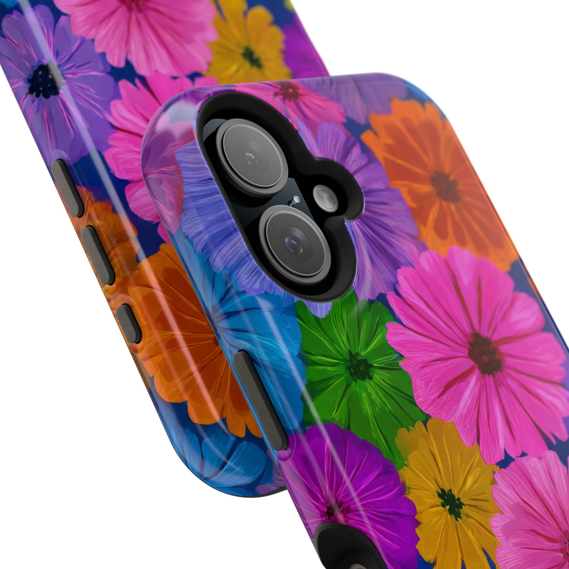 Bloom Pattern Phone Case for iPhone 11-17 and Galaxy S21-S22 Models - KARARMDESIGN