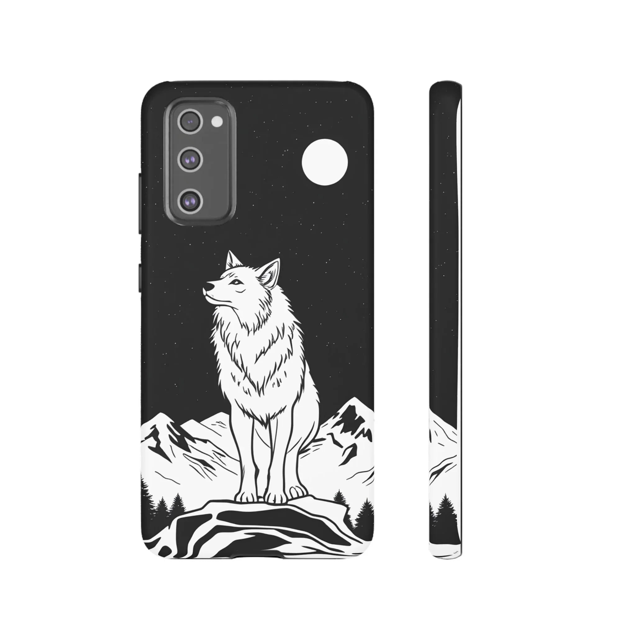 Majestic Wolf Phone Case for iPhone and Galaxy - KARARMDESIGN