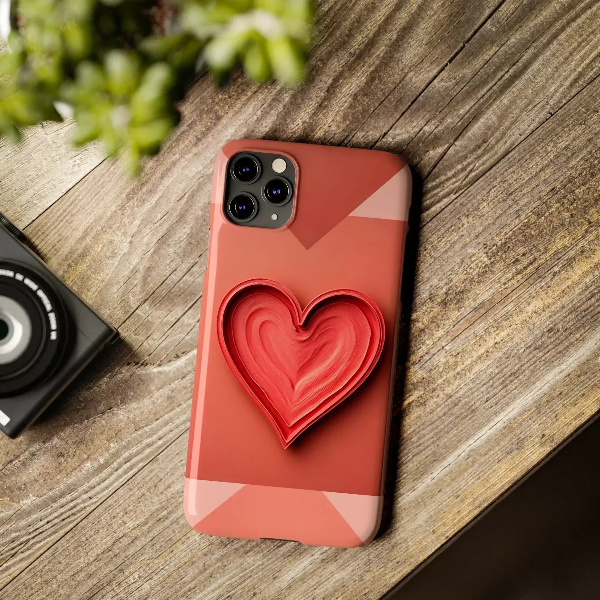 Heart Design Phone Case for iPhone 11-17 - KARARMDESIGN