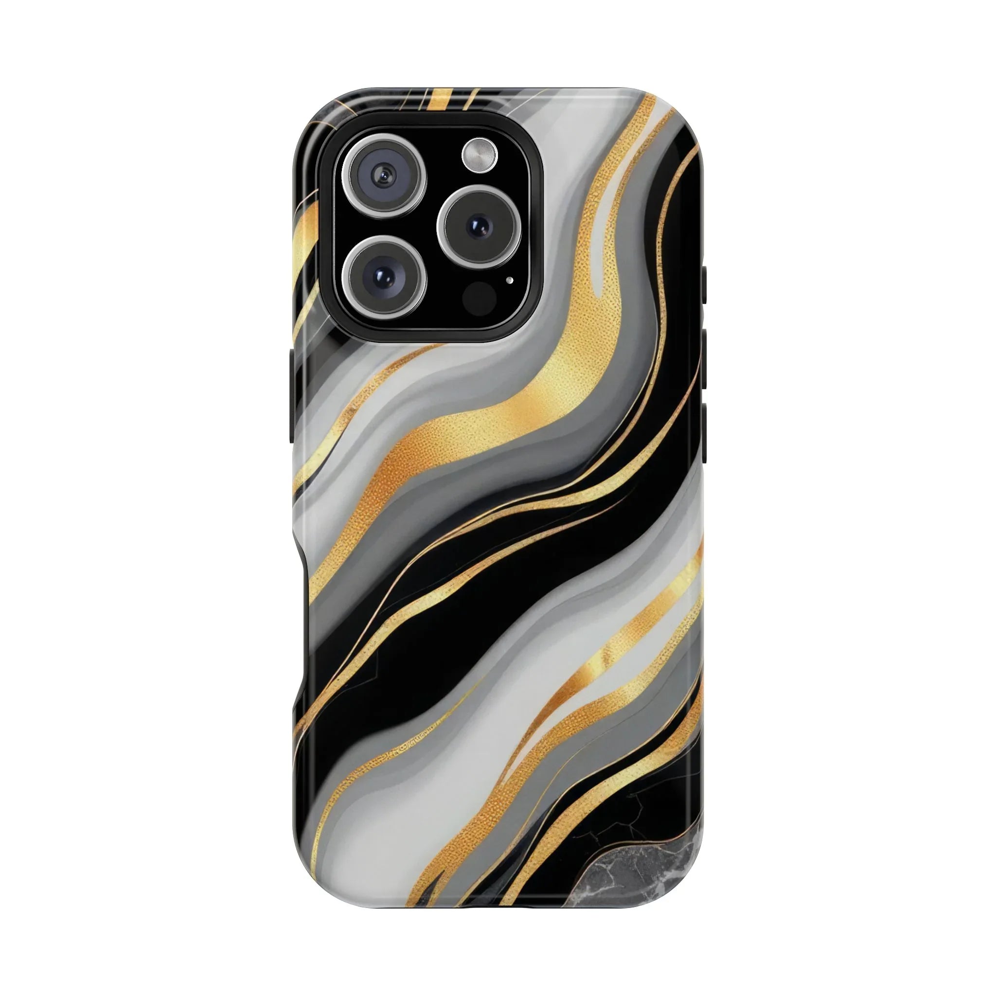Modern Marble Flow Phone Case for iPhone 11-17 - KARARMDESIGN