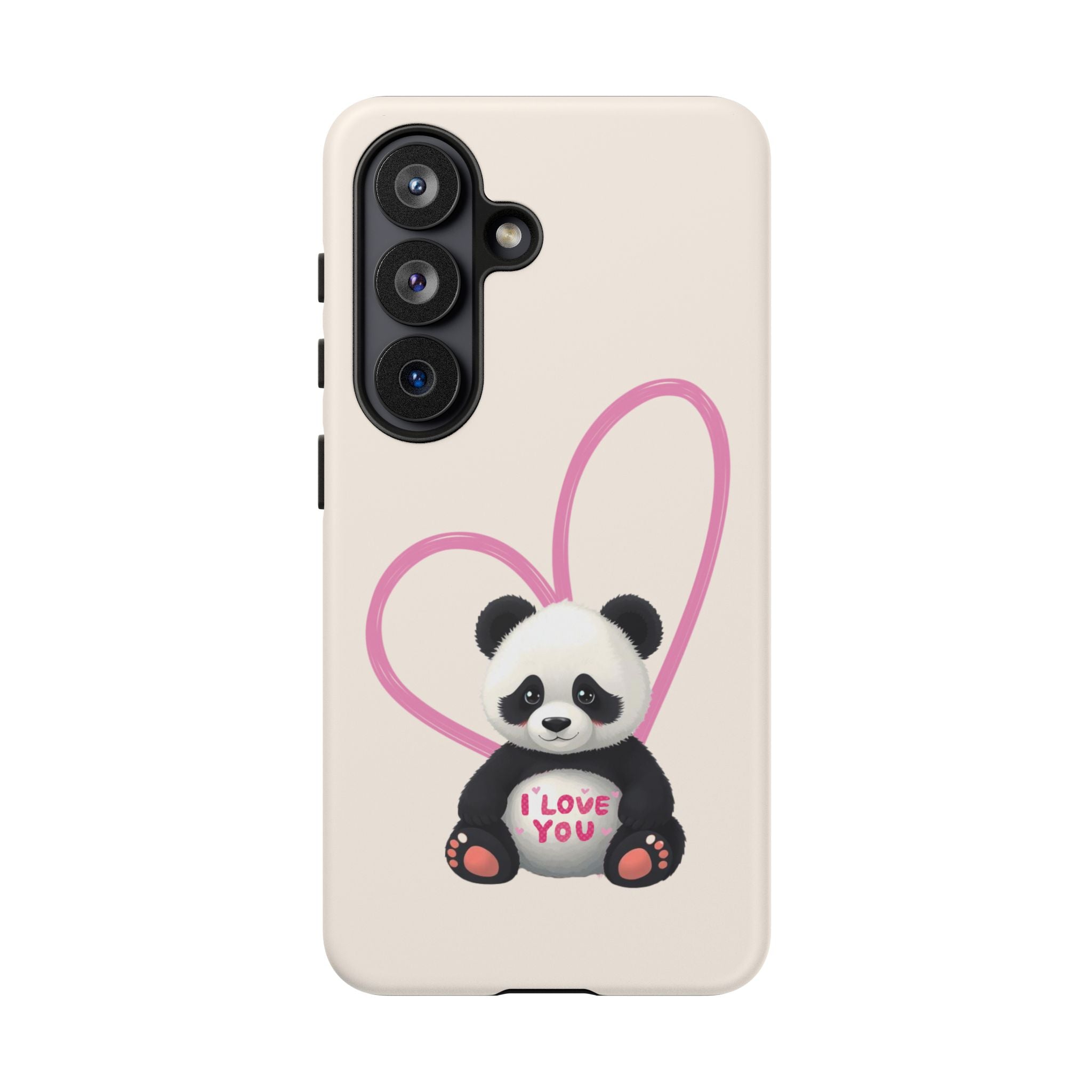 Adorable Panda Love Phone Case – Samsung Galaxy S20-S26