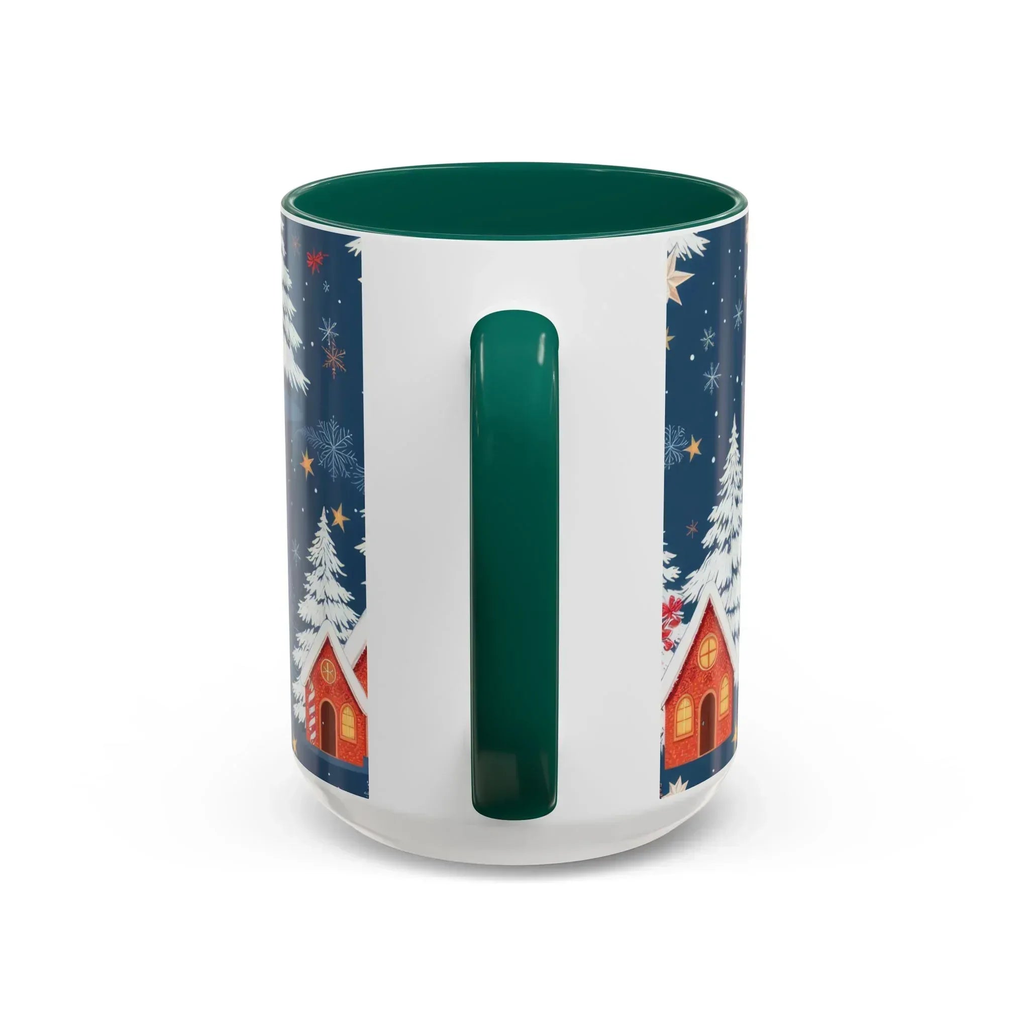 Dark Blue Christmas Mug - Colorful Mugs (11oz, 15oz) - KARARMDESIGN