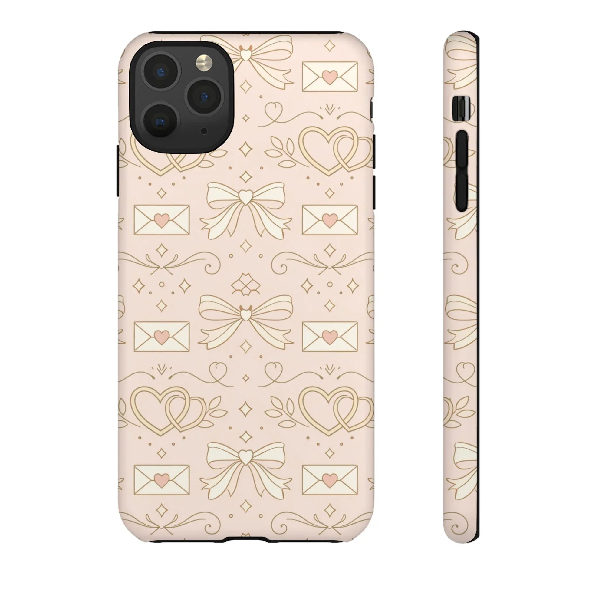 Sweet Romance Tough Phone Case for iPhone 11–17 & Galaxy S10–S25 - KARARMDESIGN