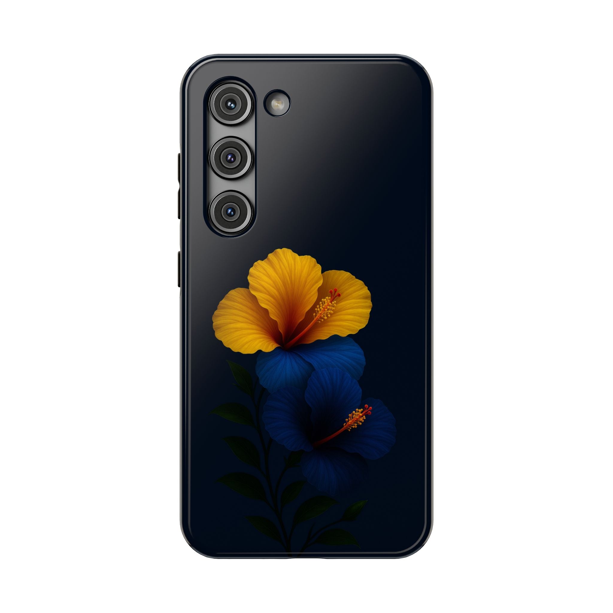 Elegant Hibiscus Phone Case for iPhone 11-17 and Galaxy S21-S22
