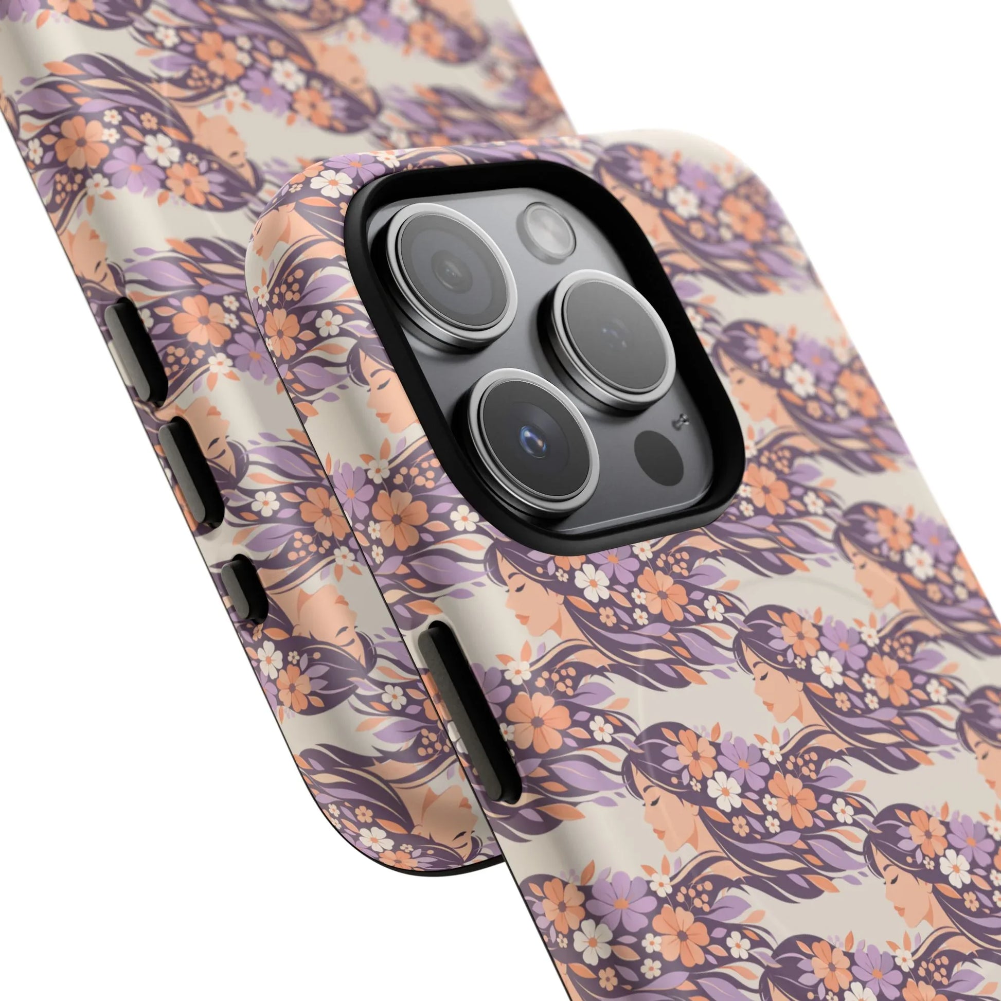 Floral Goddess Phone Case for iPhone 13-17 - KARARMDESIGN