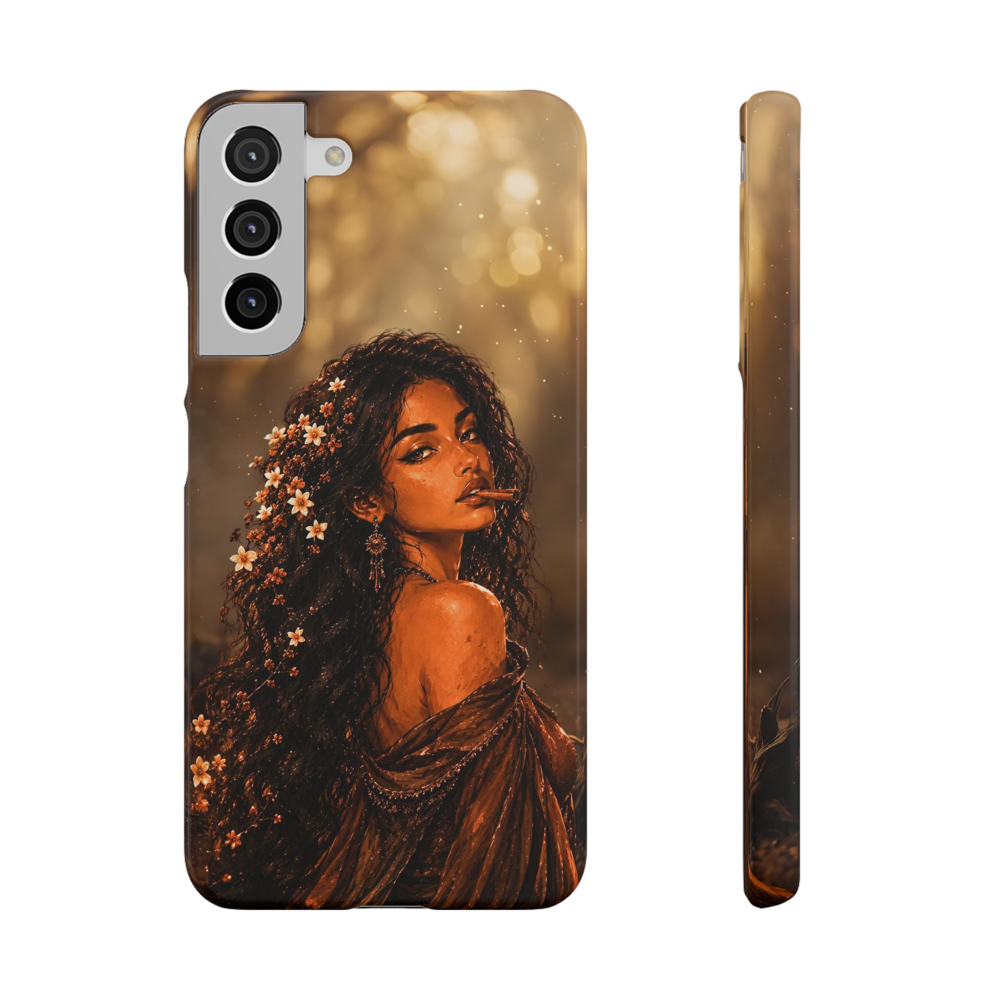 Cinnamon Girl Phone Case for iPhone 11-17 & Samsung Galaxy S20-S26