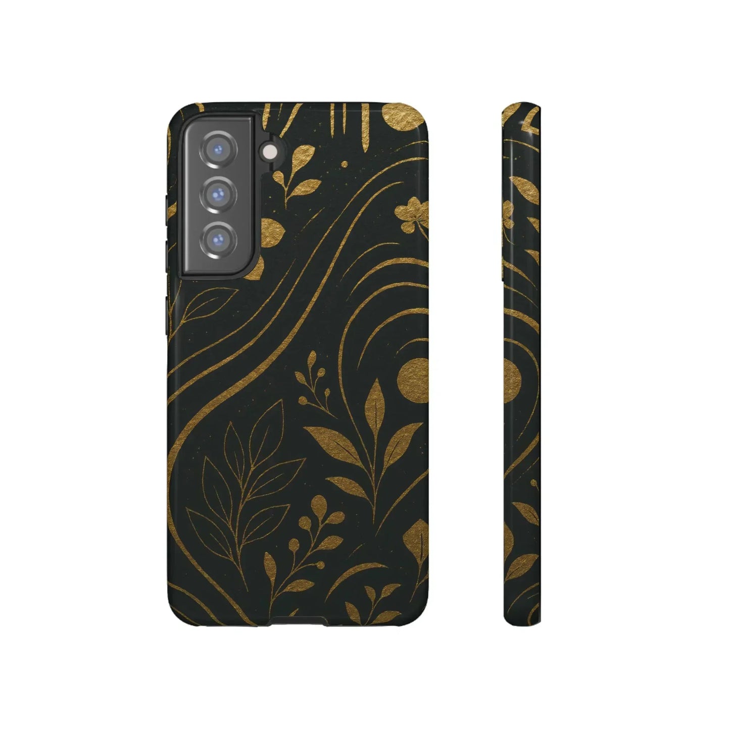 Foil Frenzy Abstract Gold Pattern Phone Case for Samsung Galaxy and Google Pixel - KarArmDesign