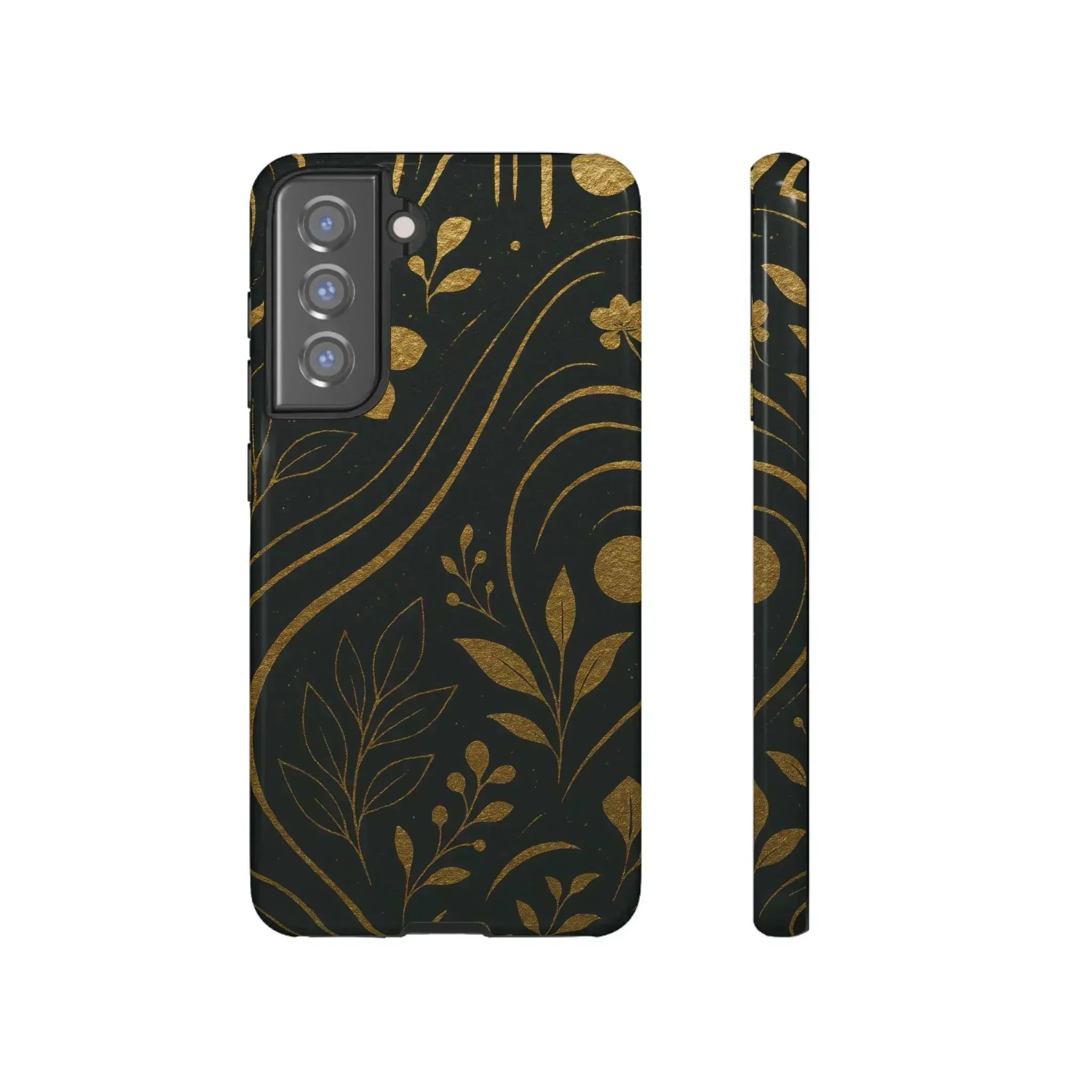 Gold Pattern Phone Case for Galaxy and Pixel - KARARMDESIGN