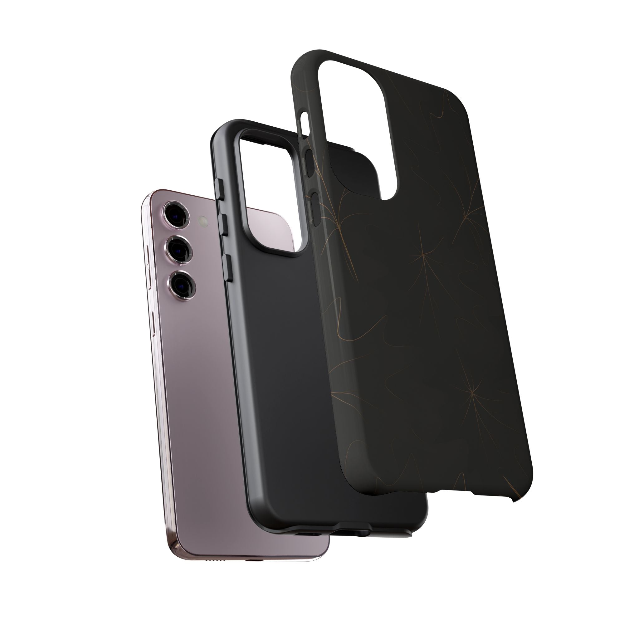 Luxury Fall Leaf Phone Case – Samsung Galaxy S20–S26 & Google Pixel 6-9