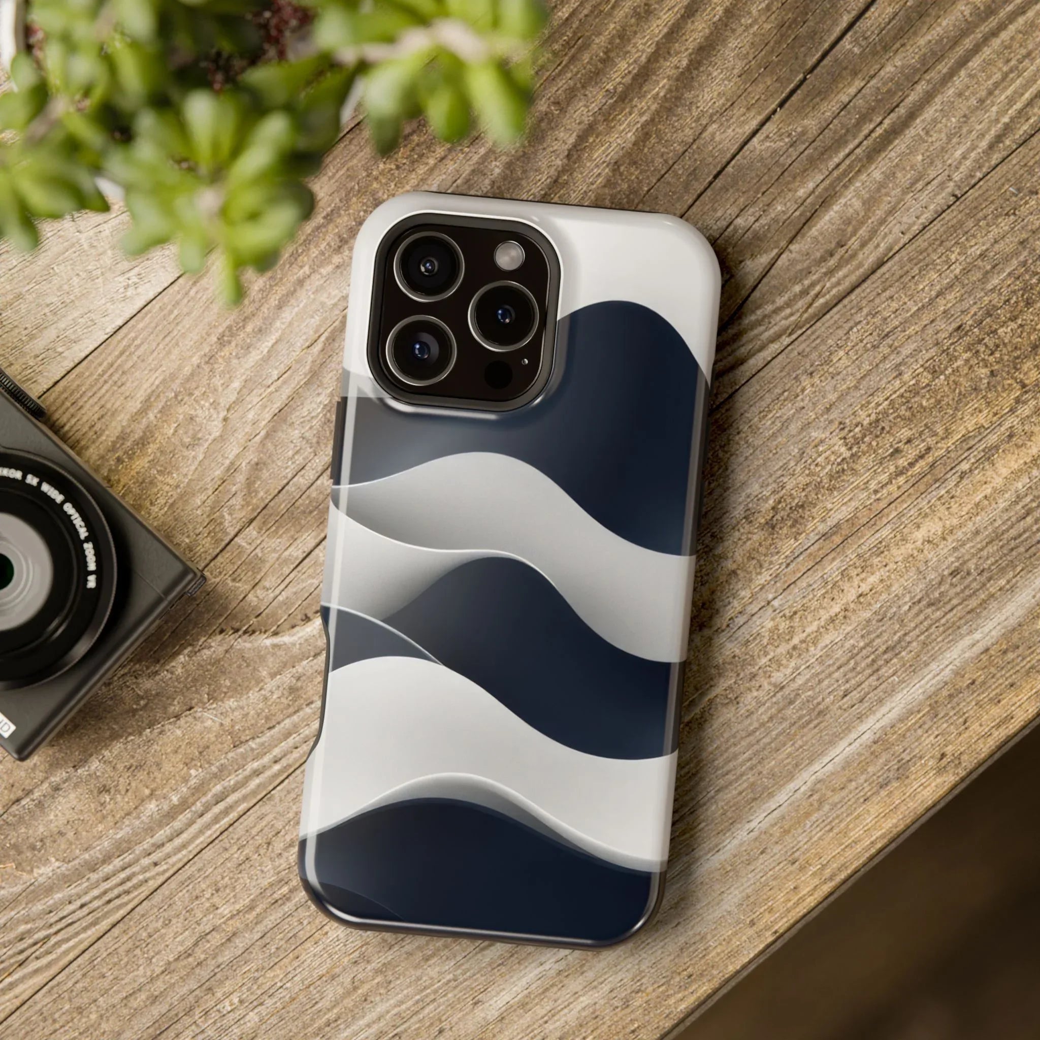 Ocean Flow Phone Case for iPhone 11-17 and Galaxy S21-S22 - KARARMDESIGN
