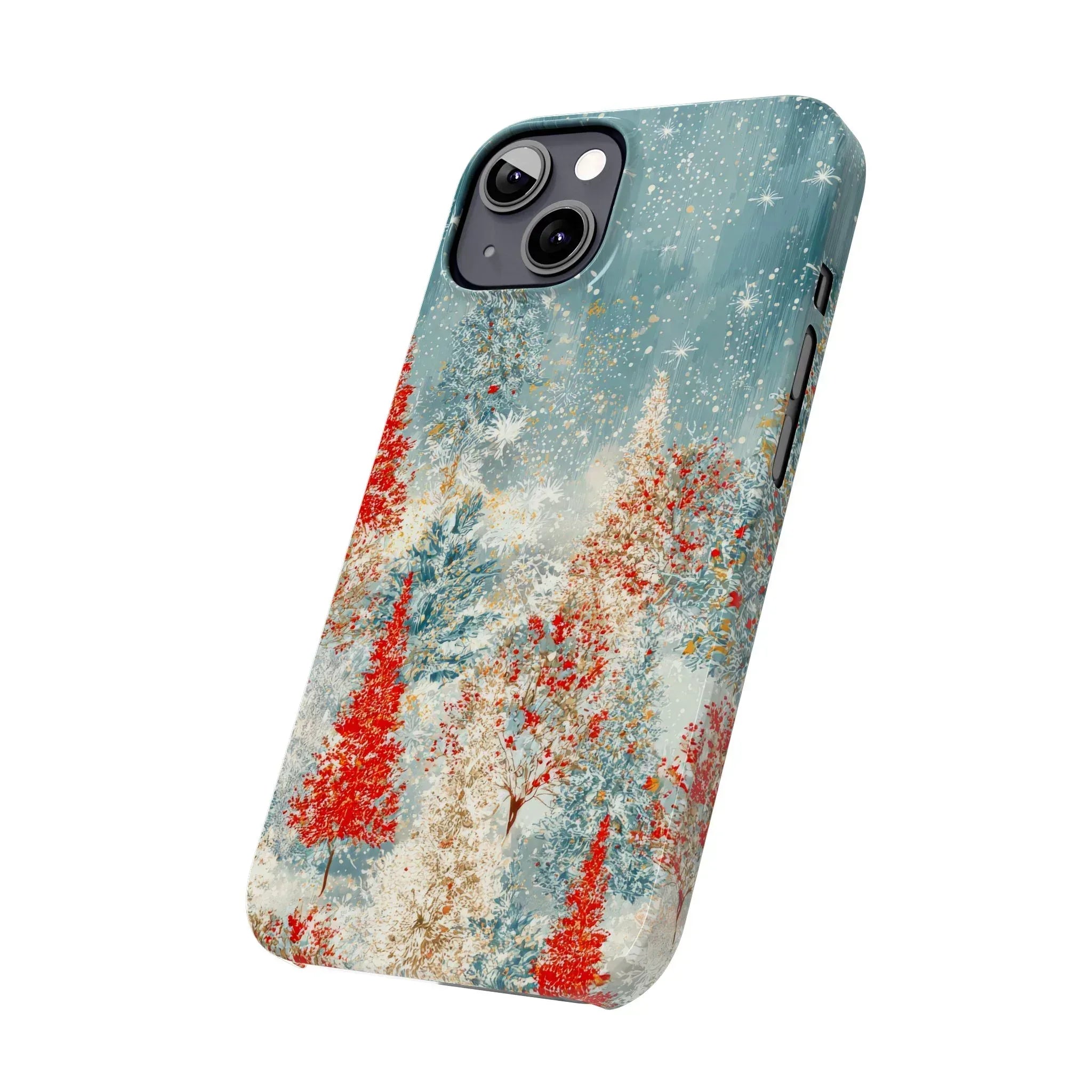 Snowy Forest Phone Case for iPhone 11-17 - KARARMDESIGN