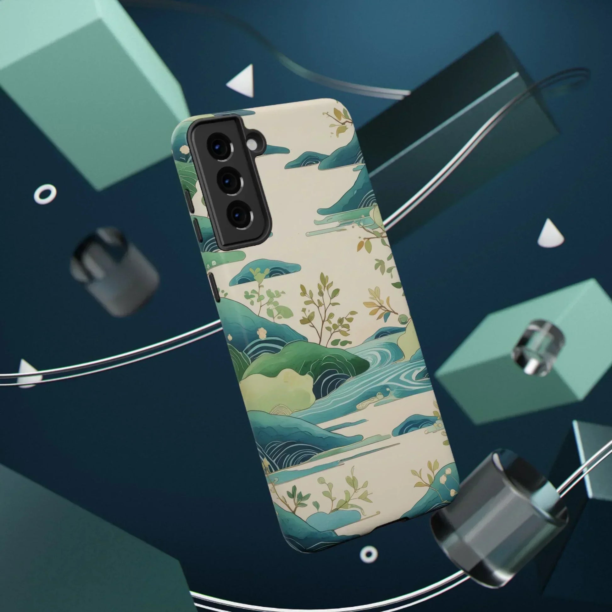 Nature Landscape Phone Case for iPhone 12-16 and Samsung Galaxy S21-S22 Models - KarArmDesign