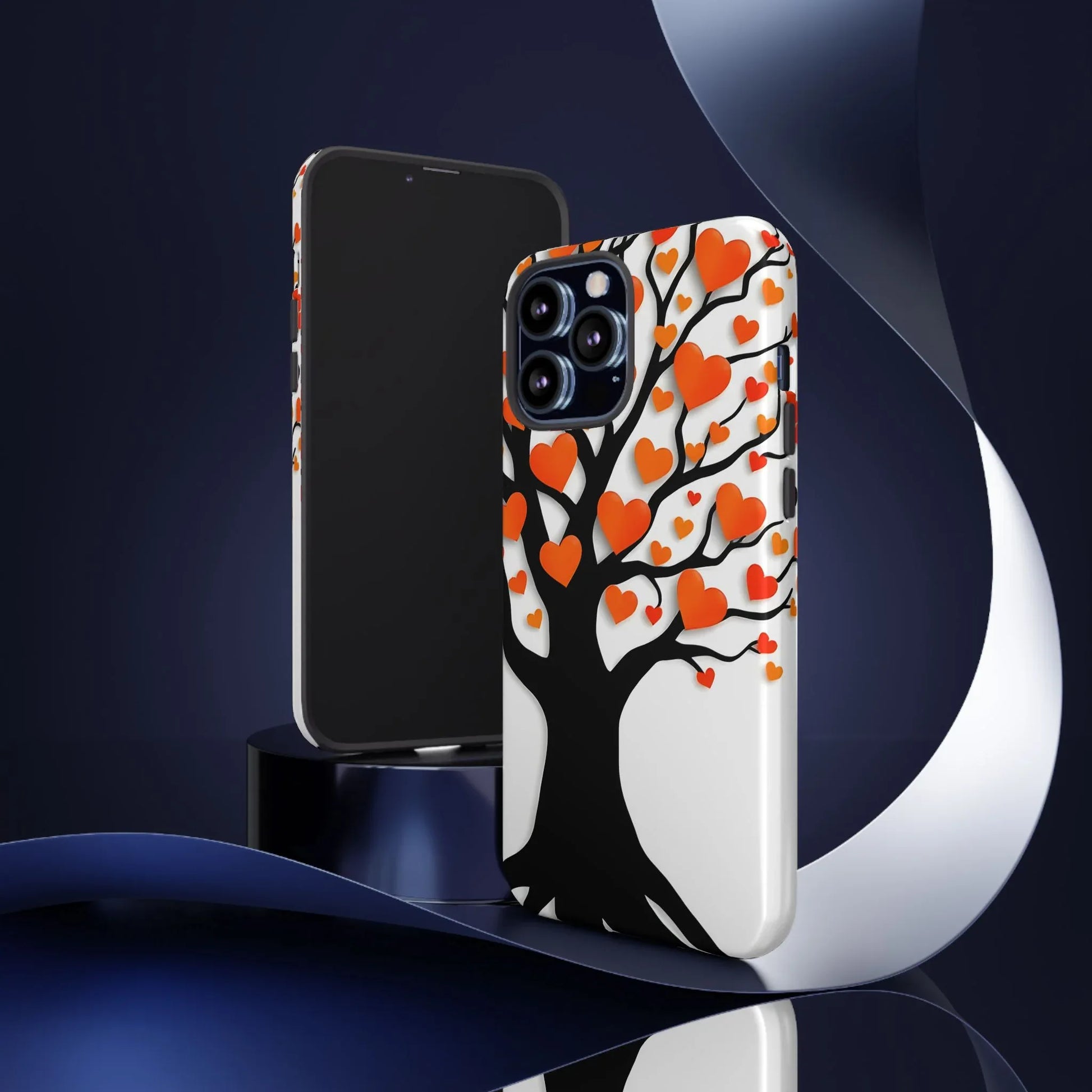 Heart Design Phone Case for iPhone 11–17 and Galaxy S20–S25 - KARARMDESIGN