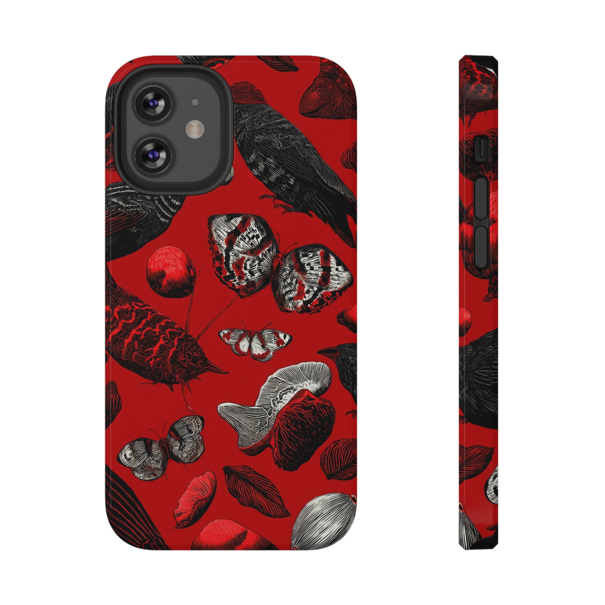 Crimson Wilderness Phone Case for iPhone 11-17