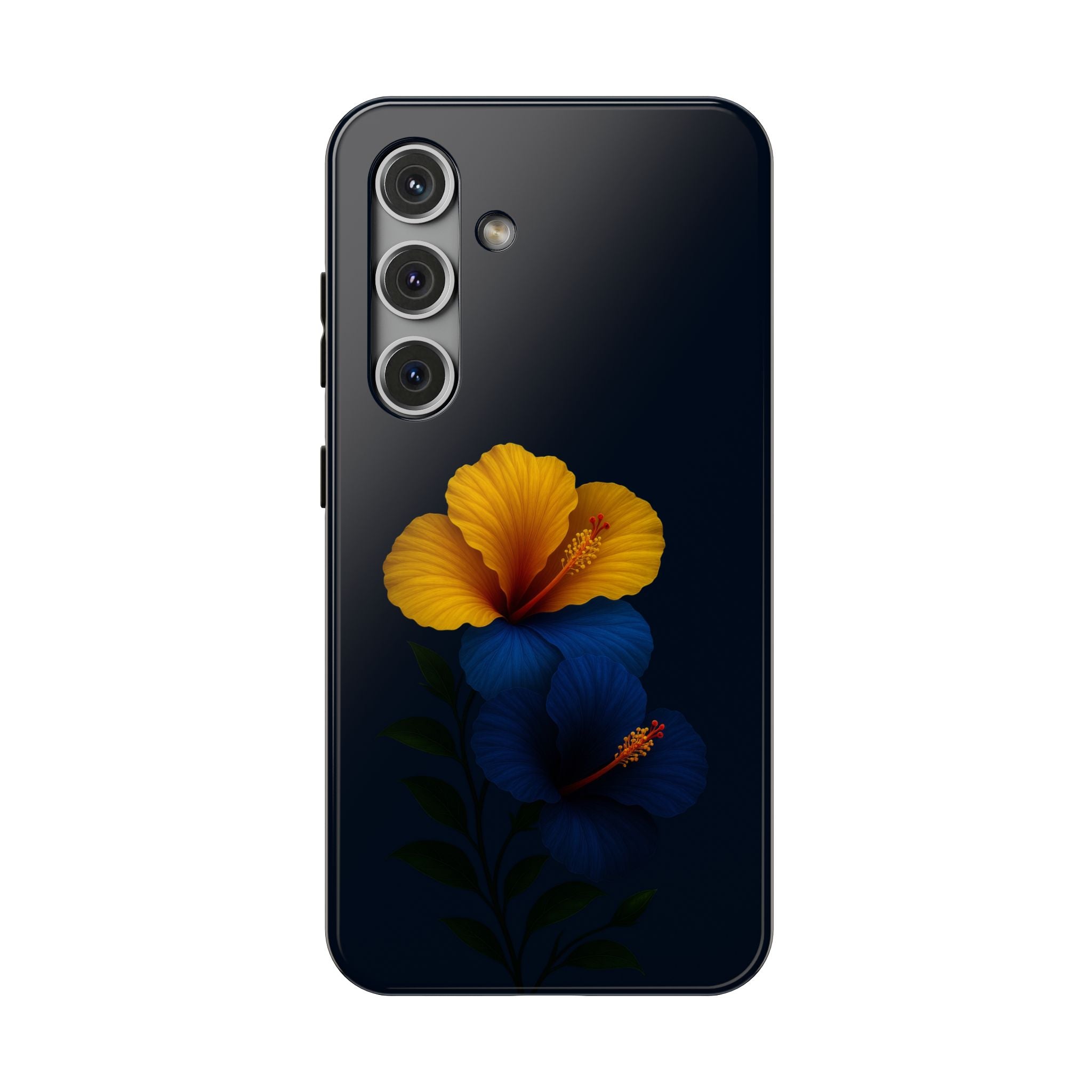 Elegant Hibiscus Phone Case for iPhone 11-17 and Galaxy S21-S22