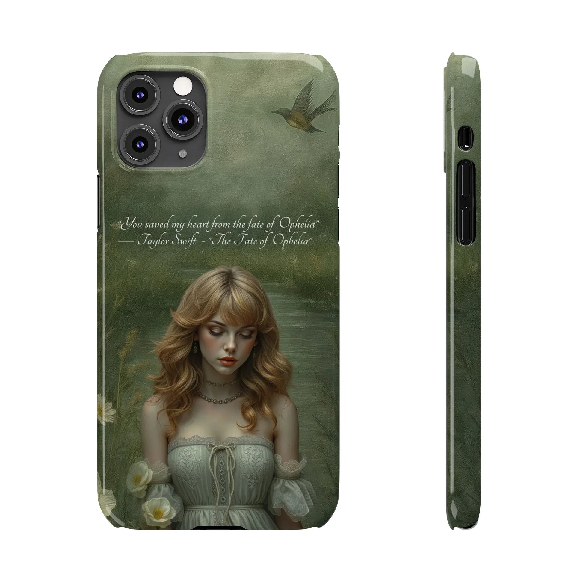 "Melancholic Ophelia" Phone Case for iPhone 11-17 - KARARMDESIGN