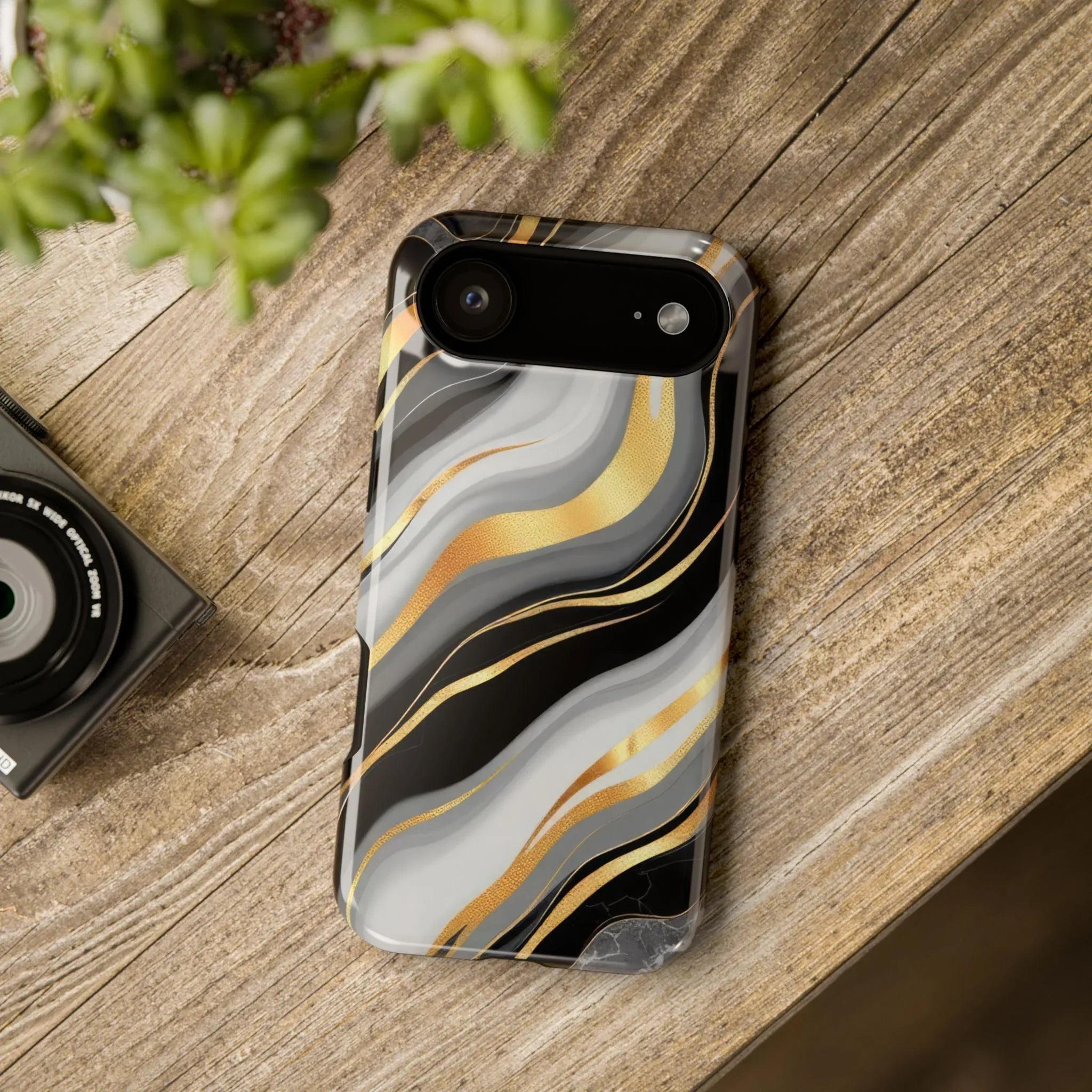 Modern Marble Flow Phone Case for iPhone 11-17 - KARARMDESIGN