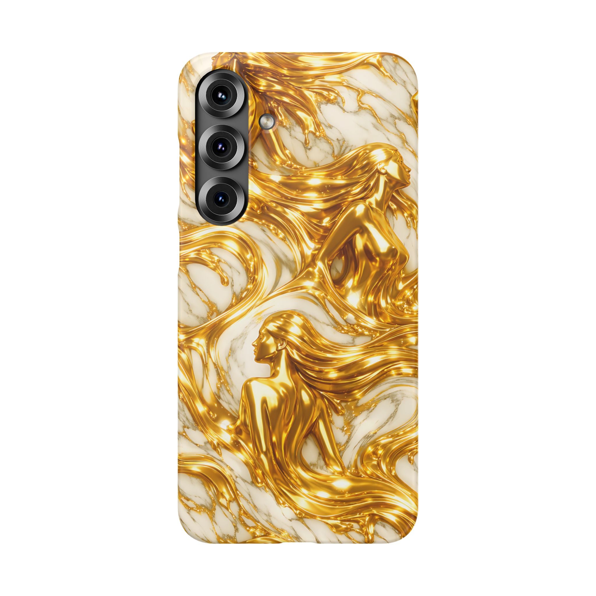 Divine Gold Woman Snap Phone Case for iPhone & Galaxy