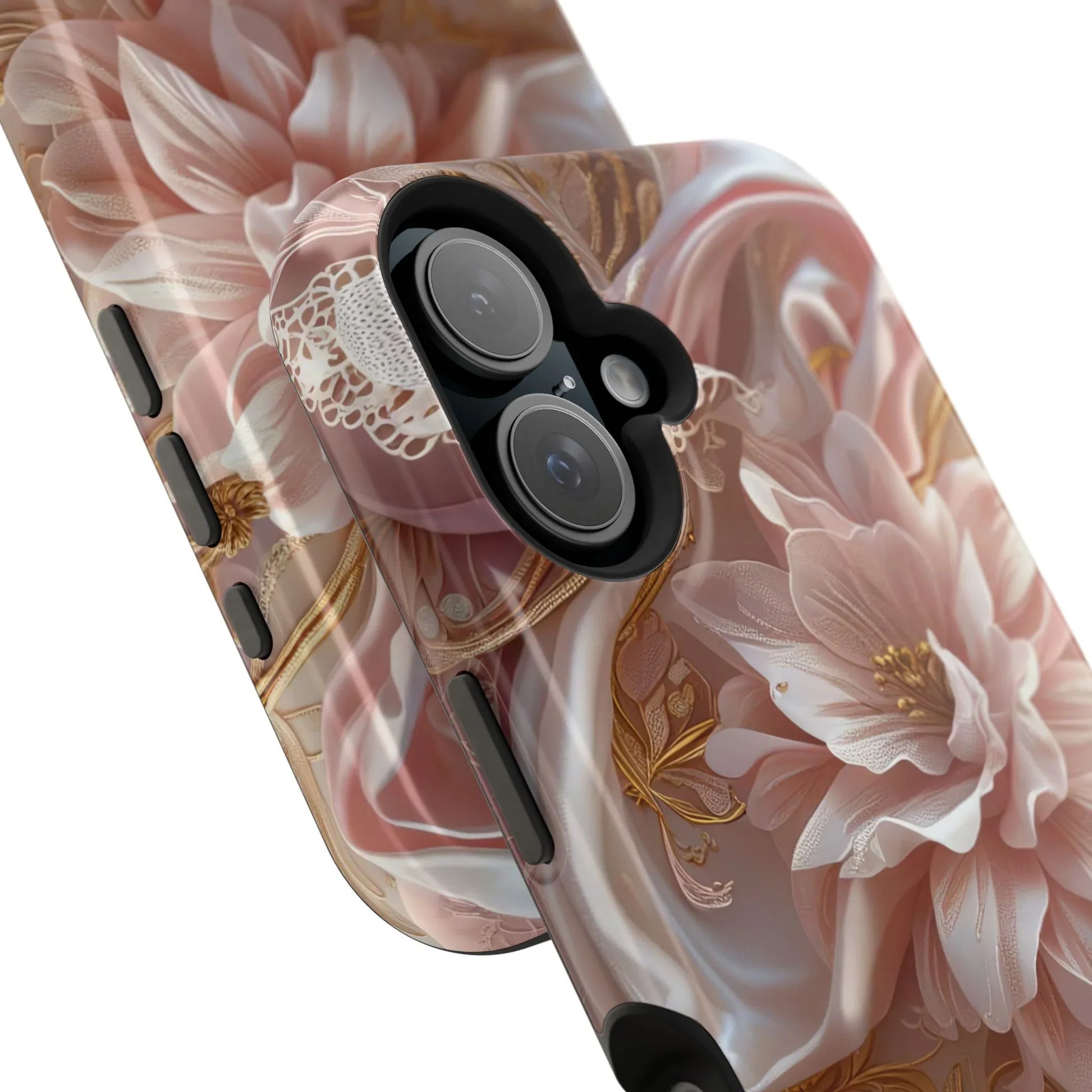 Elegant Floral Phone Case for iPhone 11-17 and Samsung Galaxy S21-S22 - KARARMDESIGN