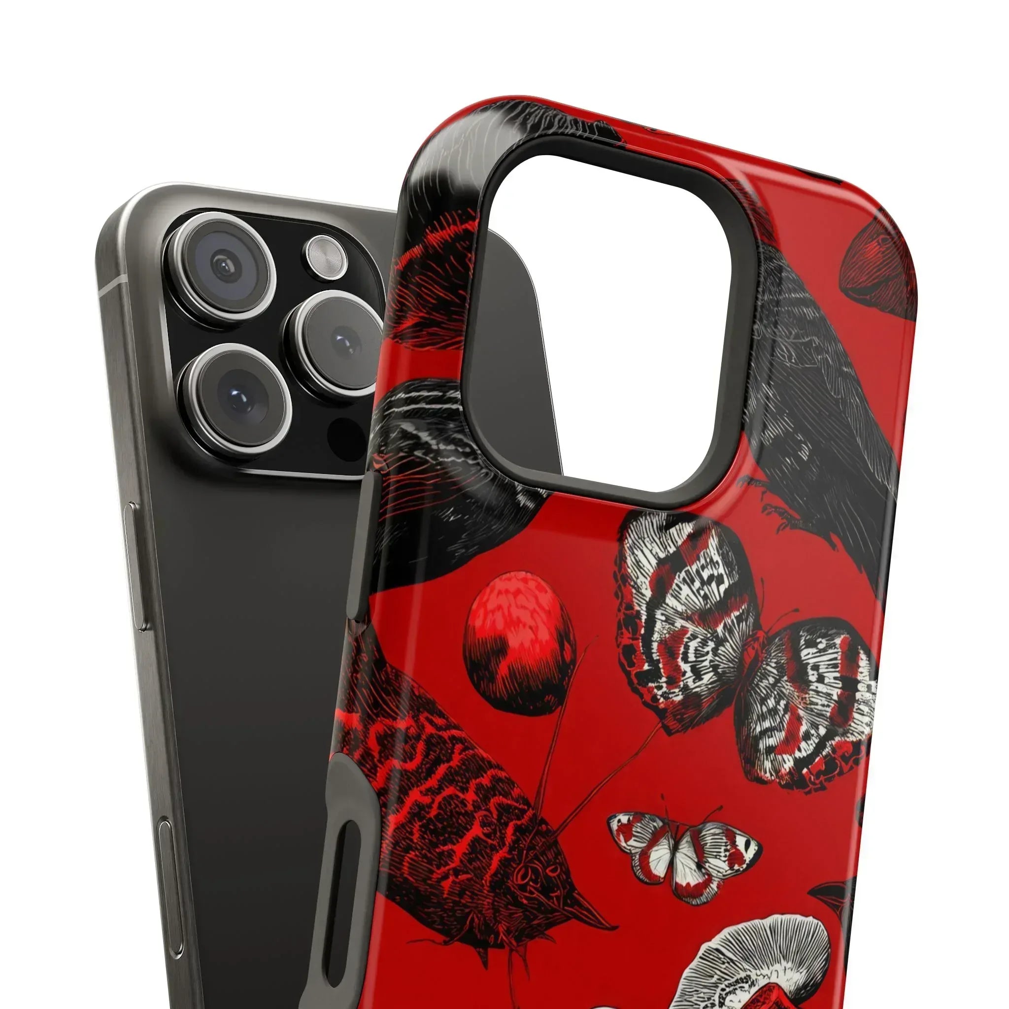 Crimson Wilderness Phone Case for iPhone 11-17 - KARARMDESIGN