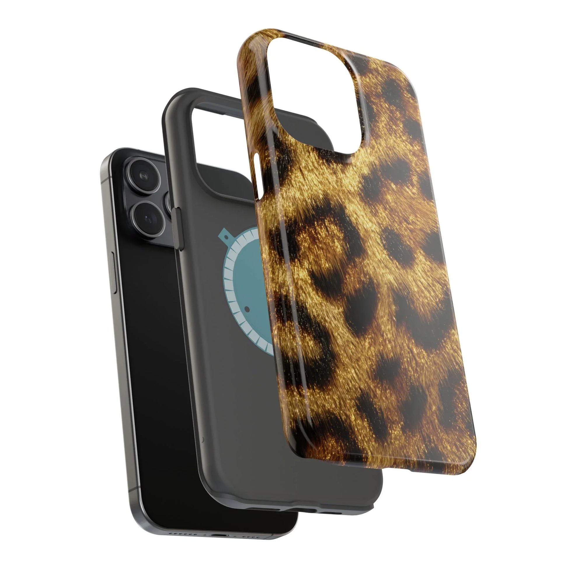 Leopard Print Phone Case for iPhone 13-17 - KARARMDESIGN