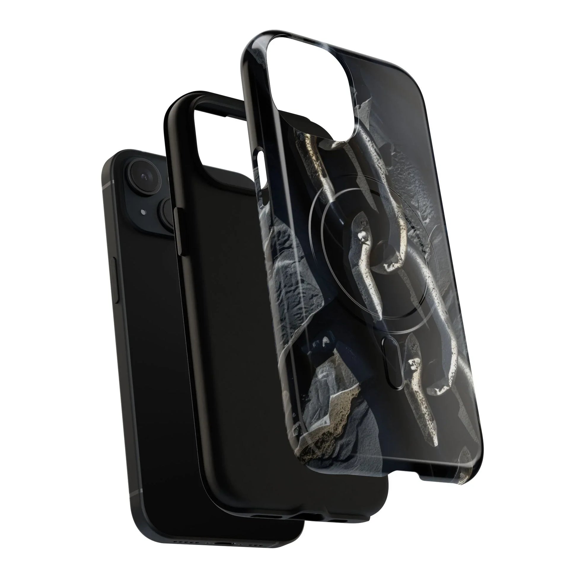 “Iron Chain” Tough Magnetic Phone Case for iPhone 13-17 - KARARMDESIGN
