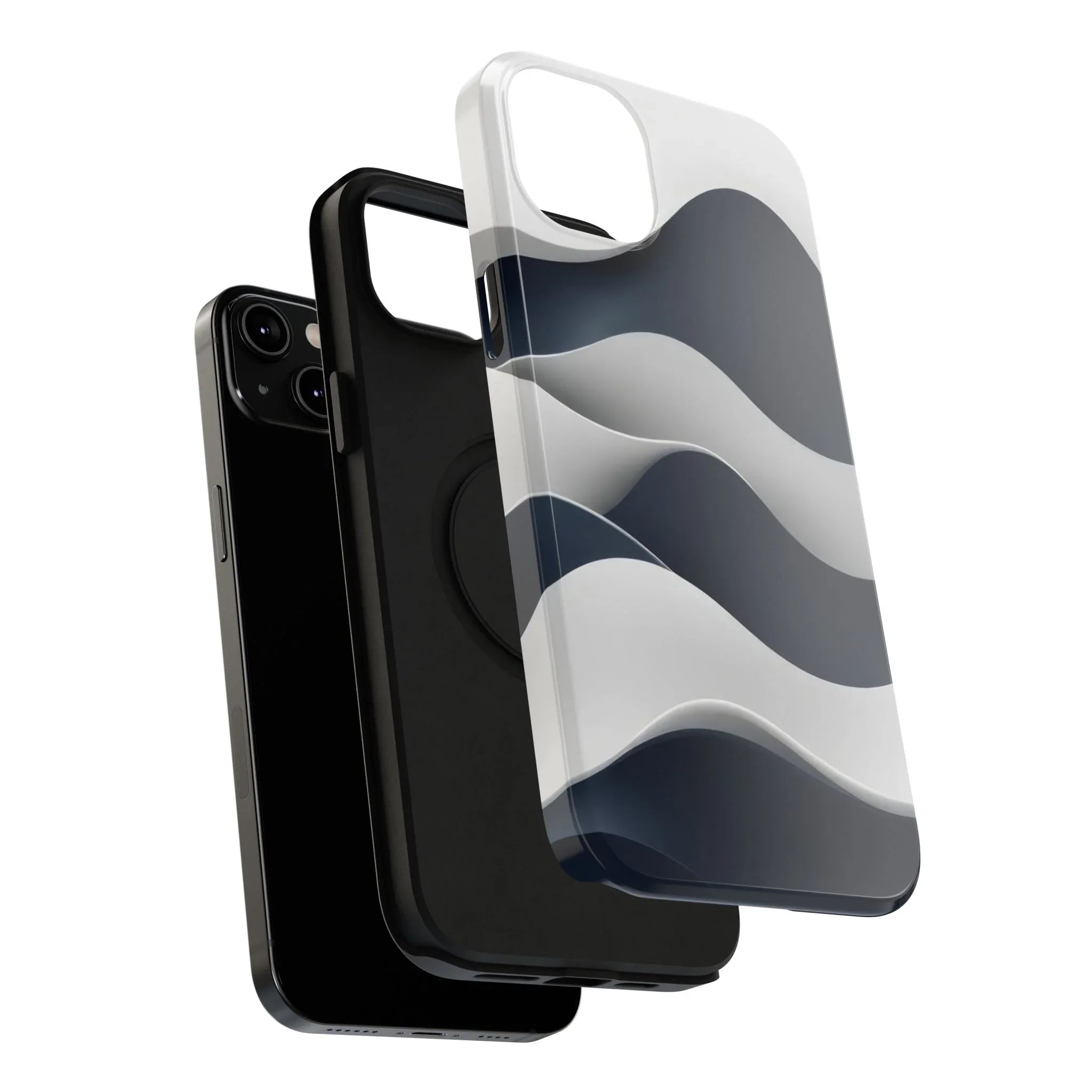 Ocean Flow Phone Case for iPhone 11-17 and Galaxy S21-S22 - KARARMDESIGN