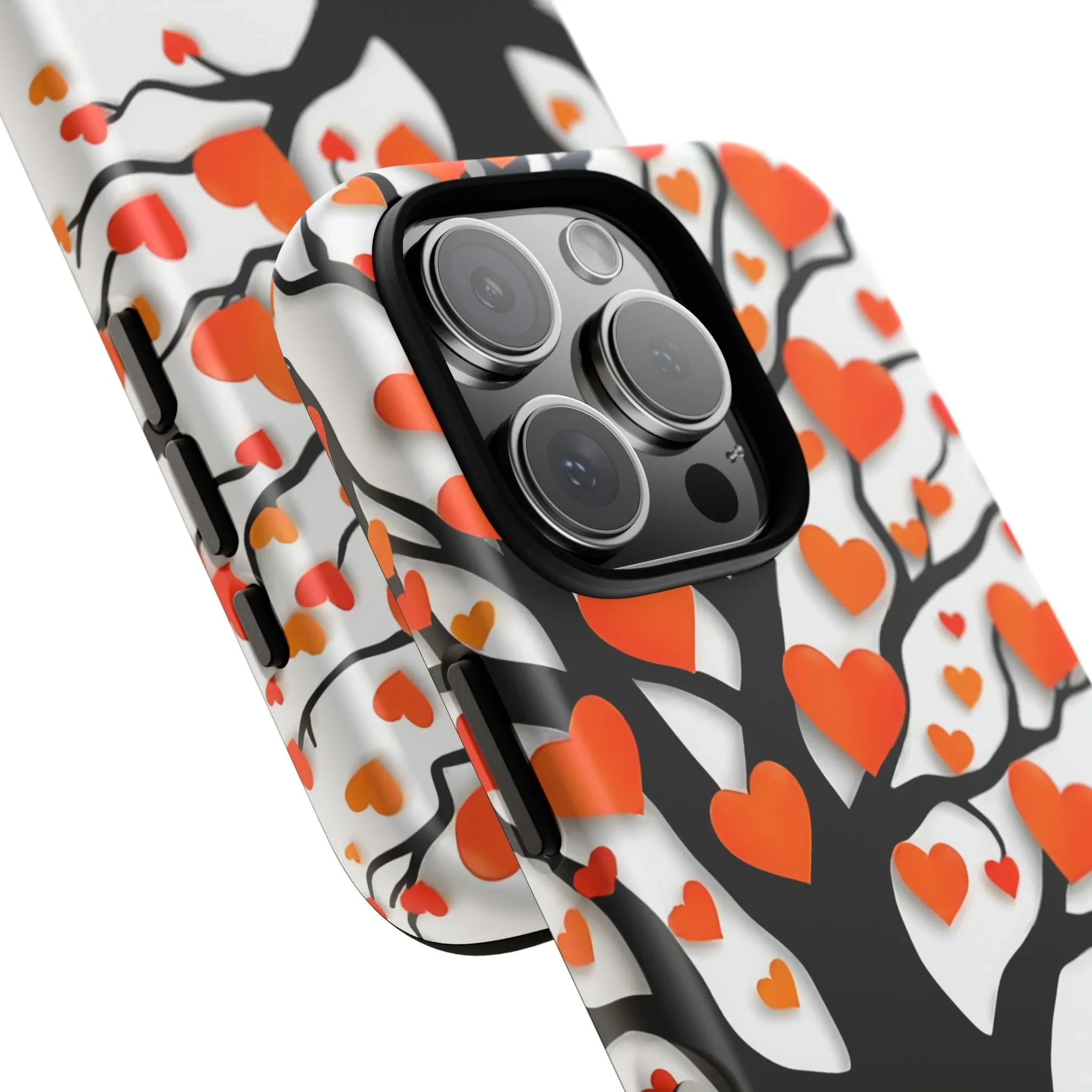 Heart Design Phone Case for iPhone 11–17 and Galaxy S20–S25 - KARARMDESIGN