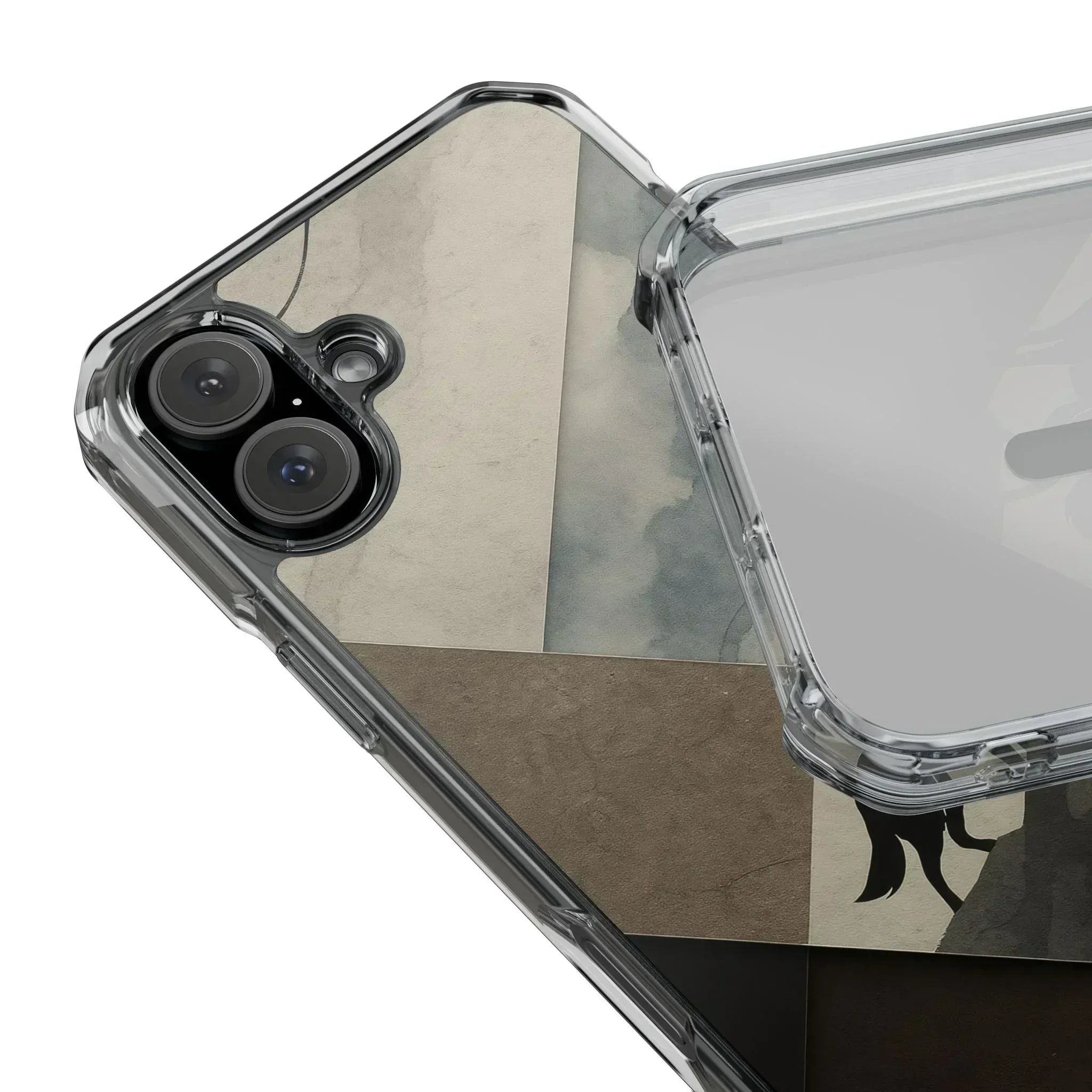 Wolf Silhouette Phone Case for iPhone 14-16 - KARARMDESIGN