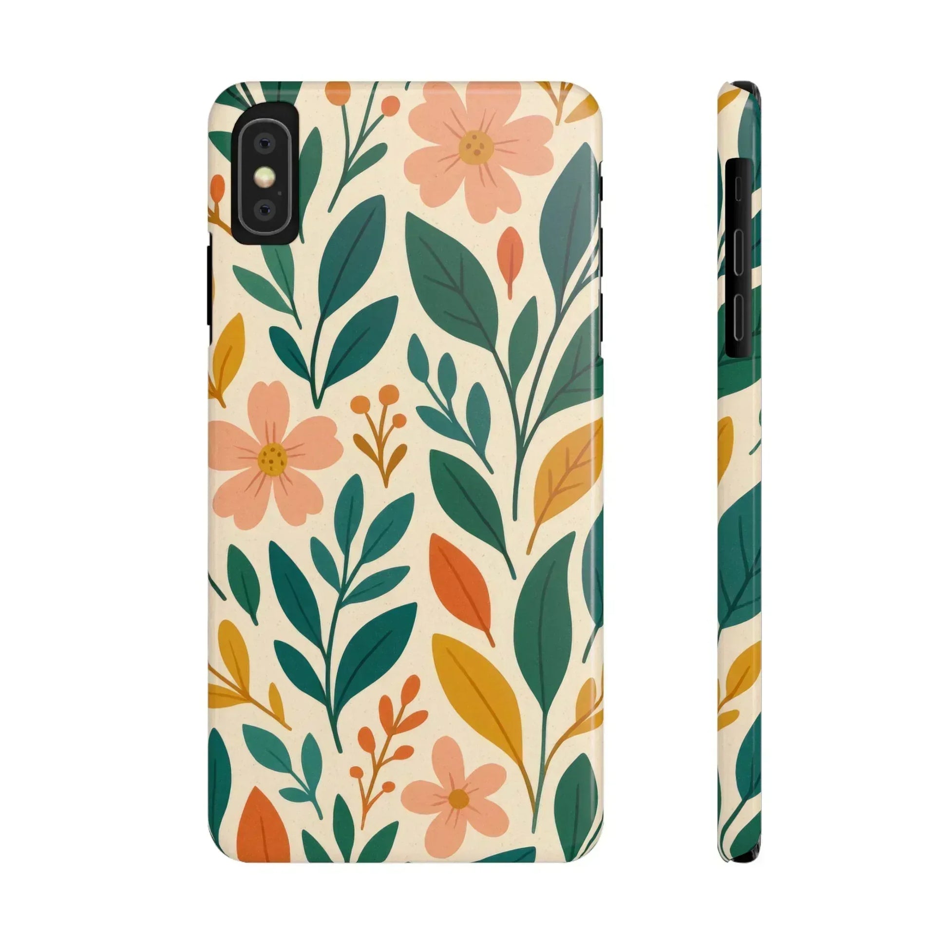 Floral Harmony Phone Case for iPhone 11-16 - KARARMDESIGN