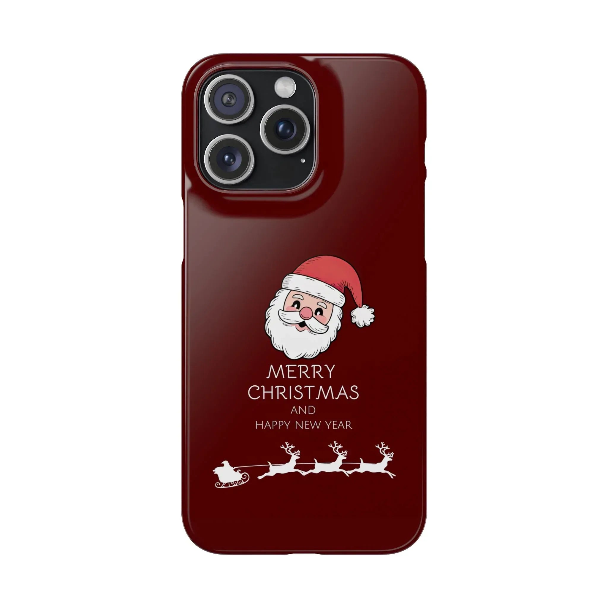 Crimson Claus Phone Case for iPhone 8-17 and Galaxy S20-S25 - KARARMDESIGN
