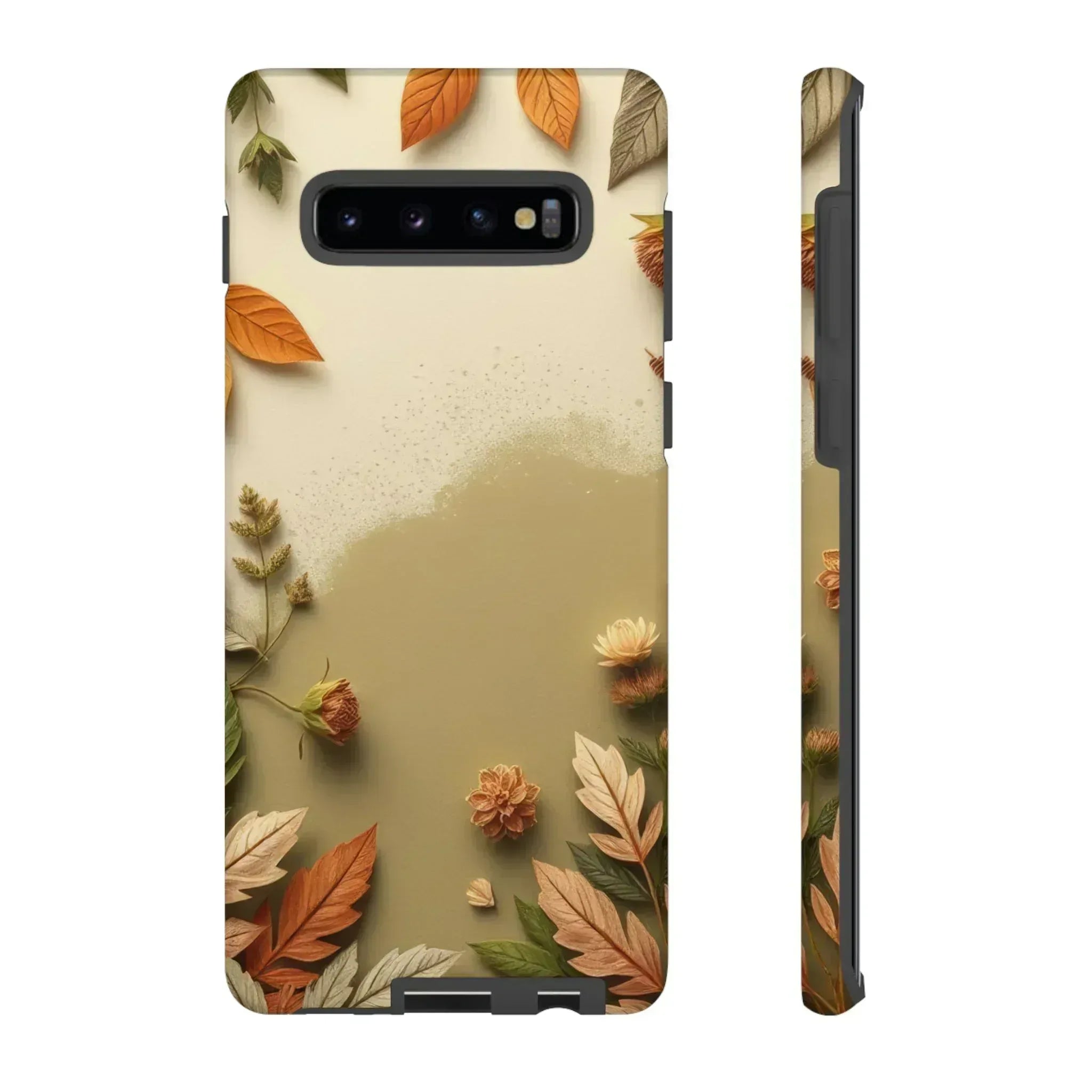Autumn Leaves Phone Case for iPhone 8–16 and Galaxy S10–S25 - KARARMDESIGN