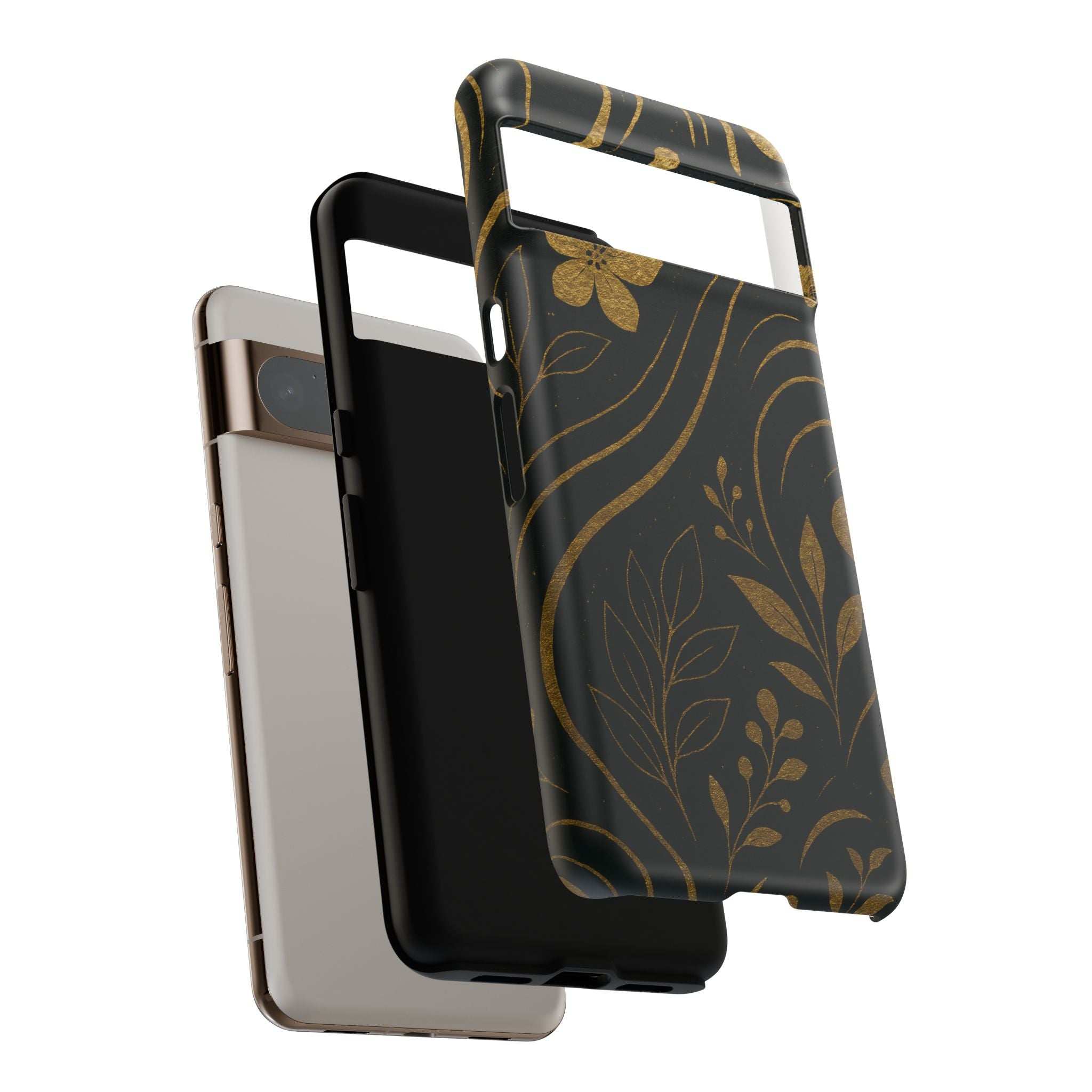 Gold Pattern Tough Phone Case for Samsung Galaxy & Google Pixel