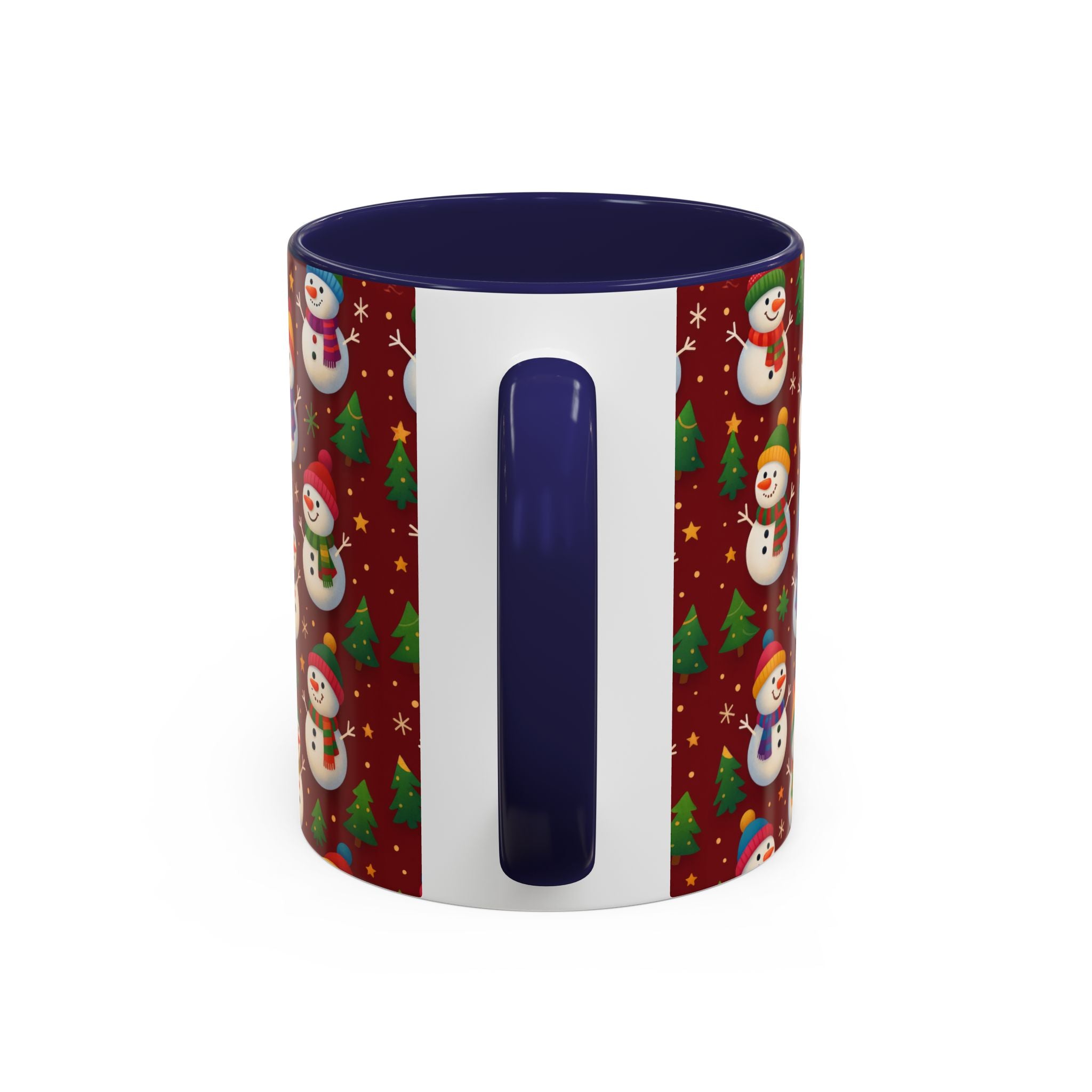 Festive Snowman Parade Accent Coffee Mug (11oz)