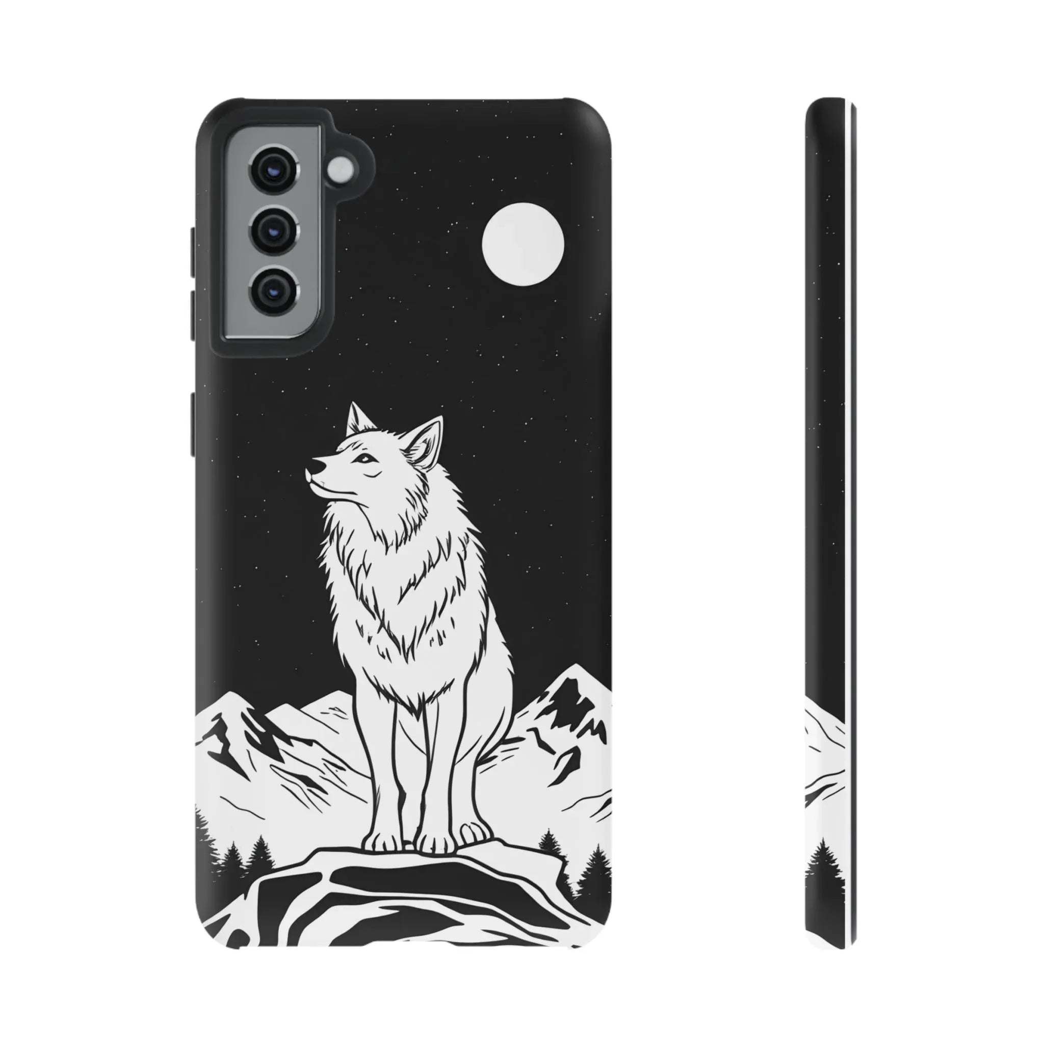 Majestic Wolf Phone Case for iPhone and Galaxy - KARARMDESIGN