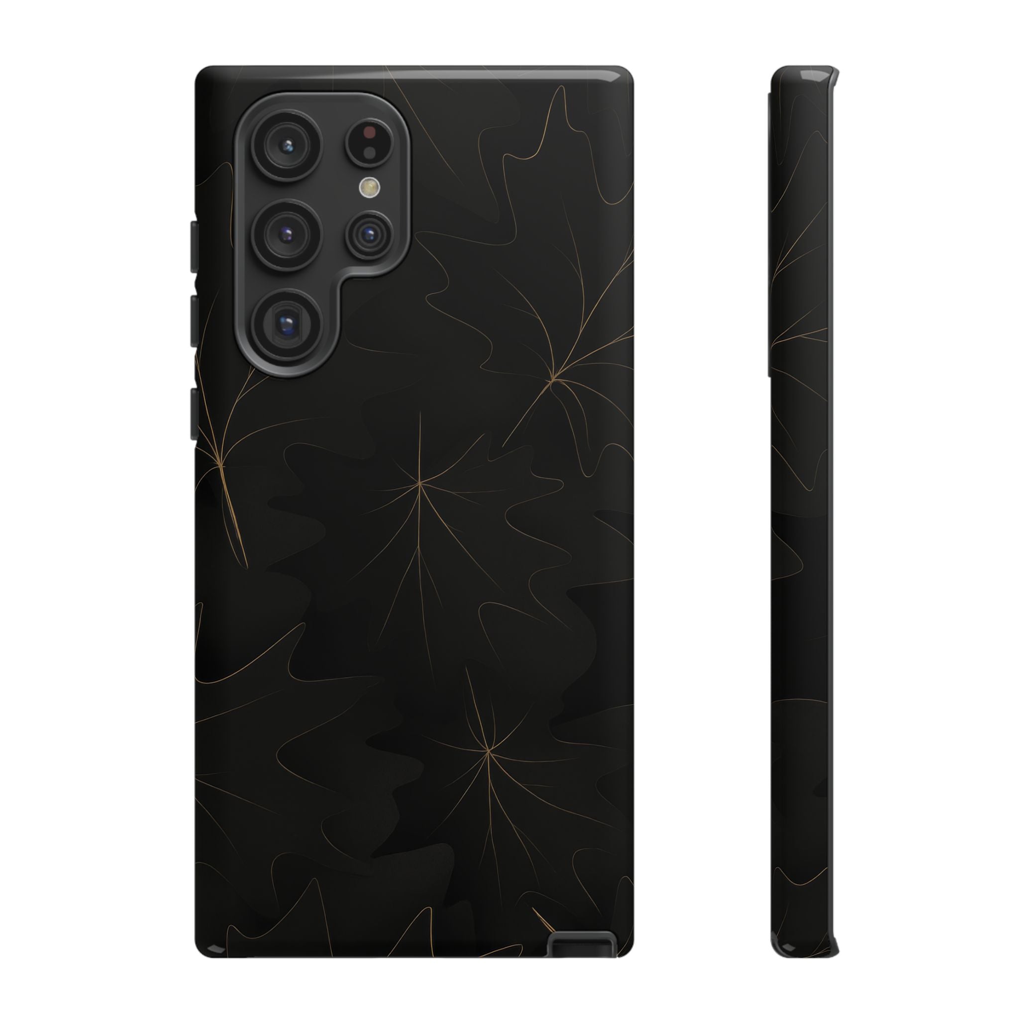 Luxury Fall Leaf Phone Case – Samsung Galaxy S20–S26 & Google Pixel 6-9