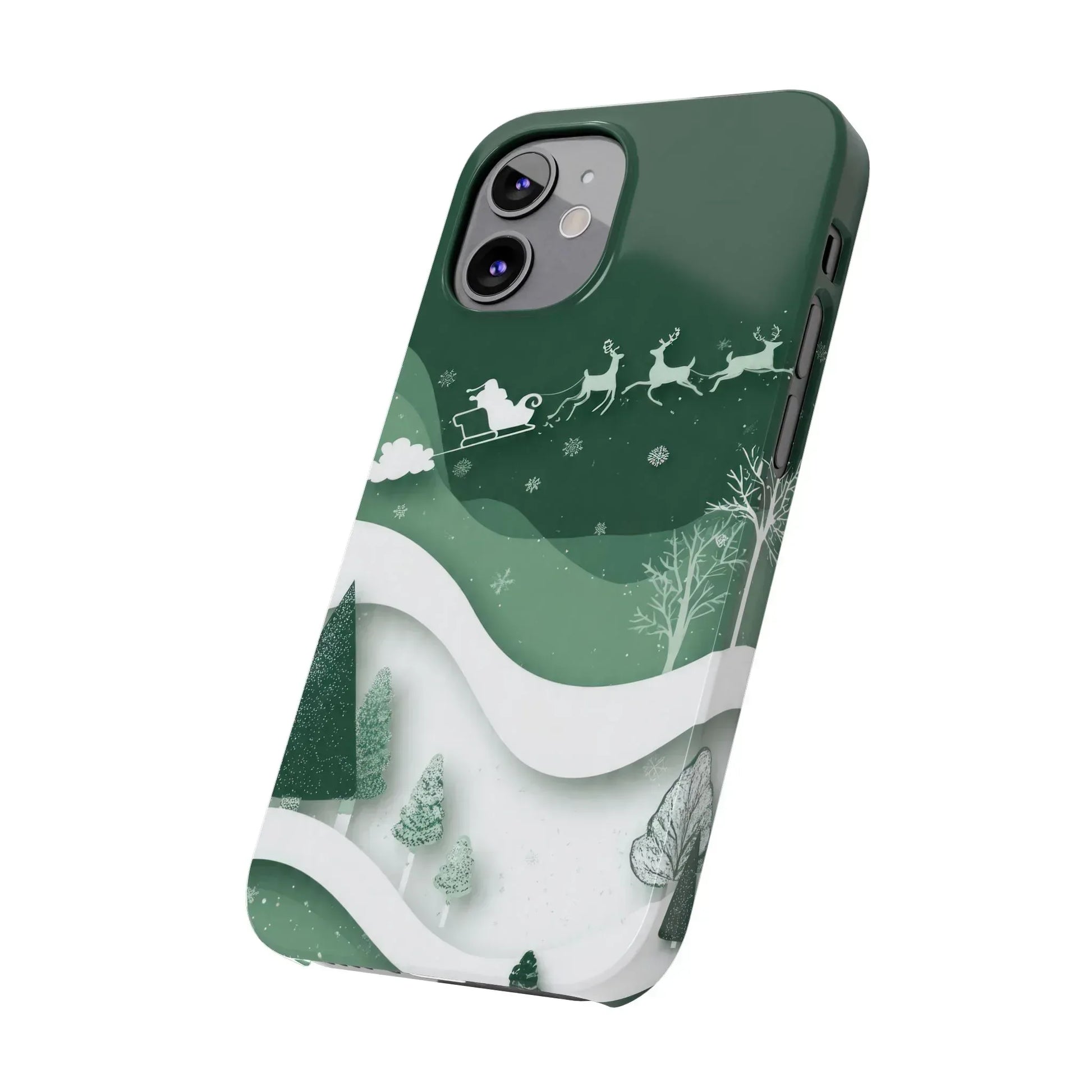 Evergreen Forest Phone Case for iPhone 11–17 - KARARMDESIGN