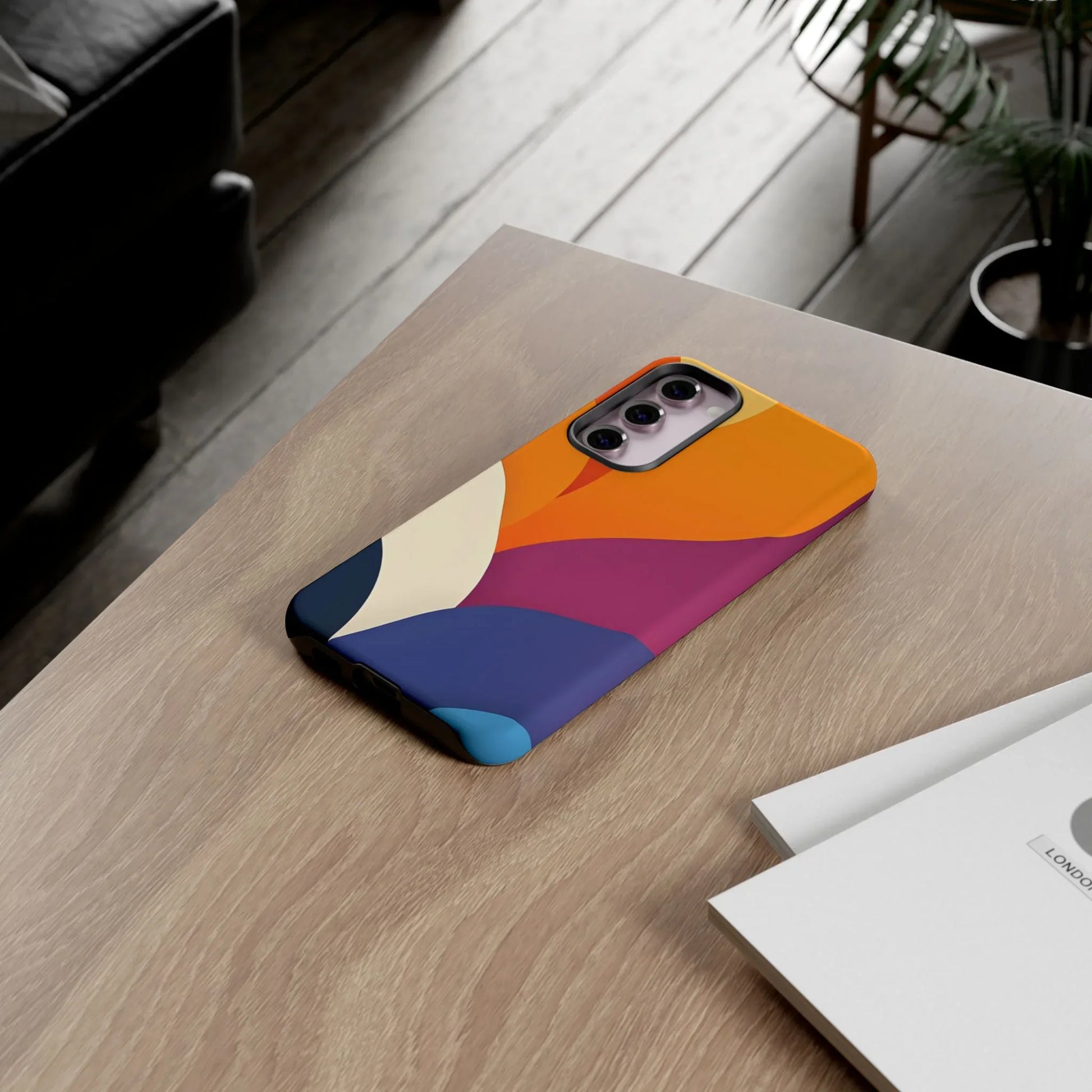 Vibrant Abstract Design Phone Case for iPhone and Galaxy - KARARMDESIGN