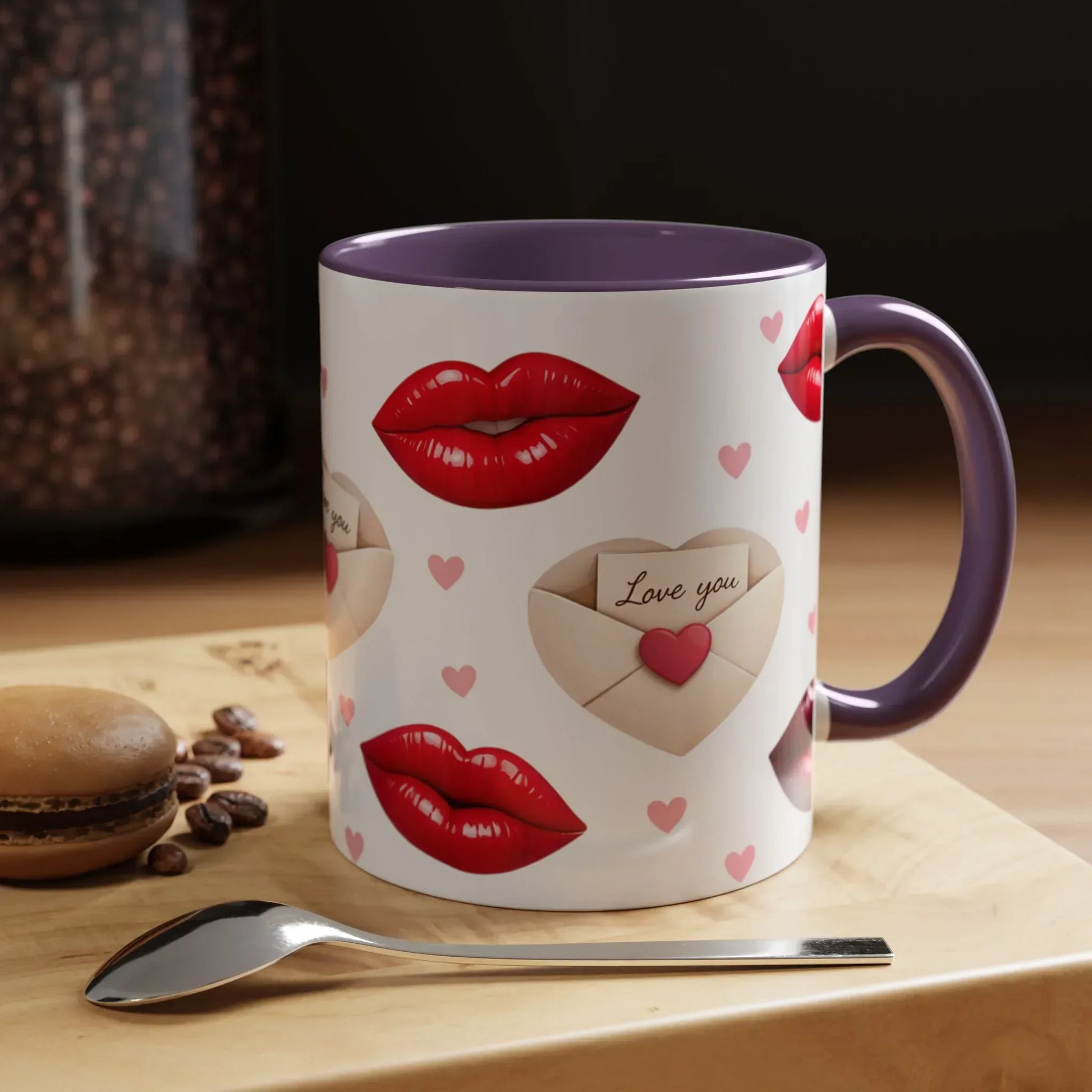 Velvet Kiss Accent Coffee Mug (11, 15oz) - KARARMDESIGN