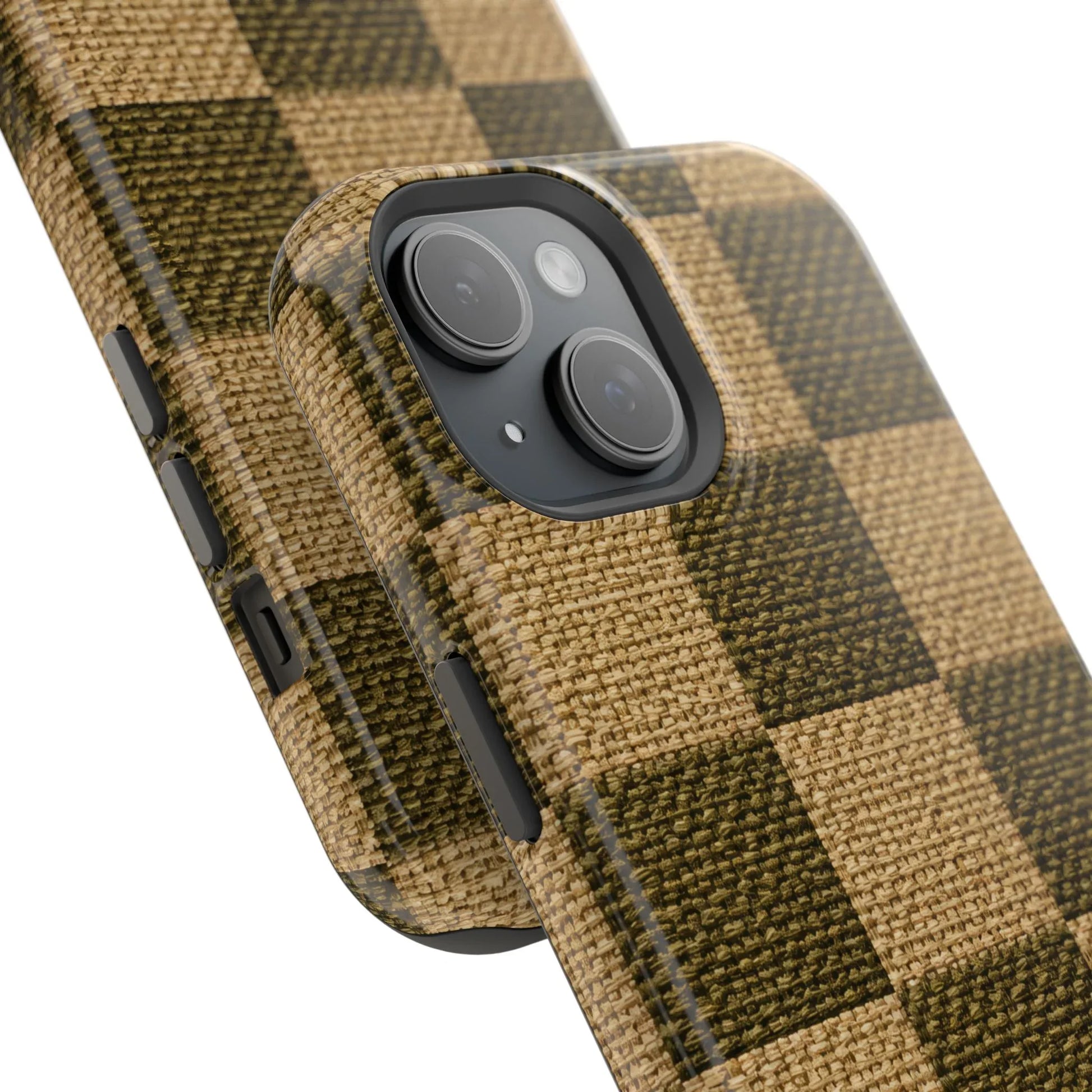 Rustic Woven Phone Case for iPhone 11-17 and Galaxy S21-S22 - KARARMDESIGN