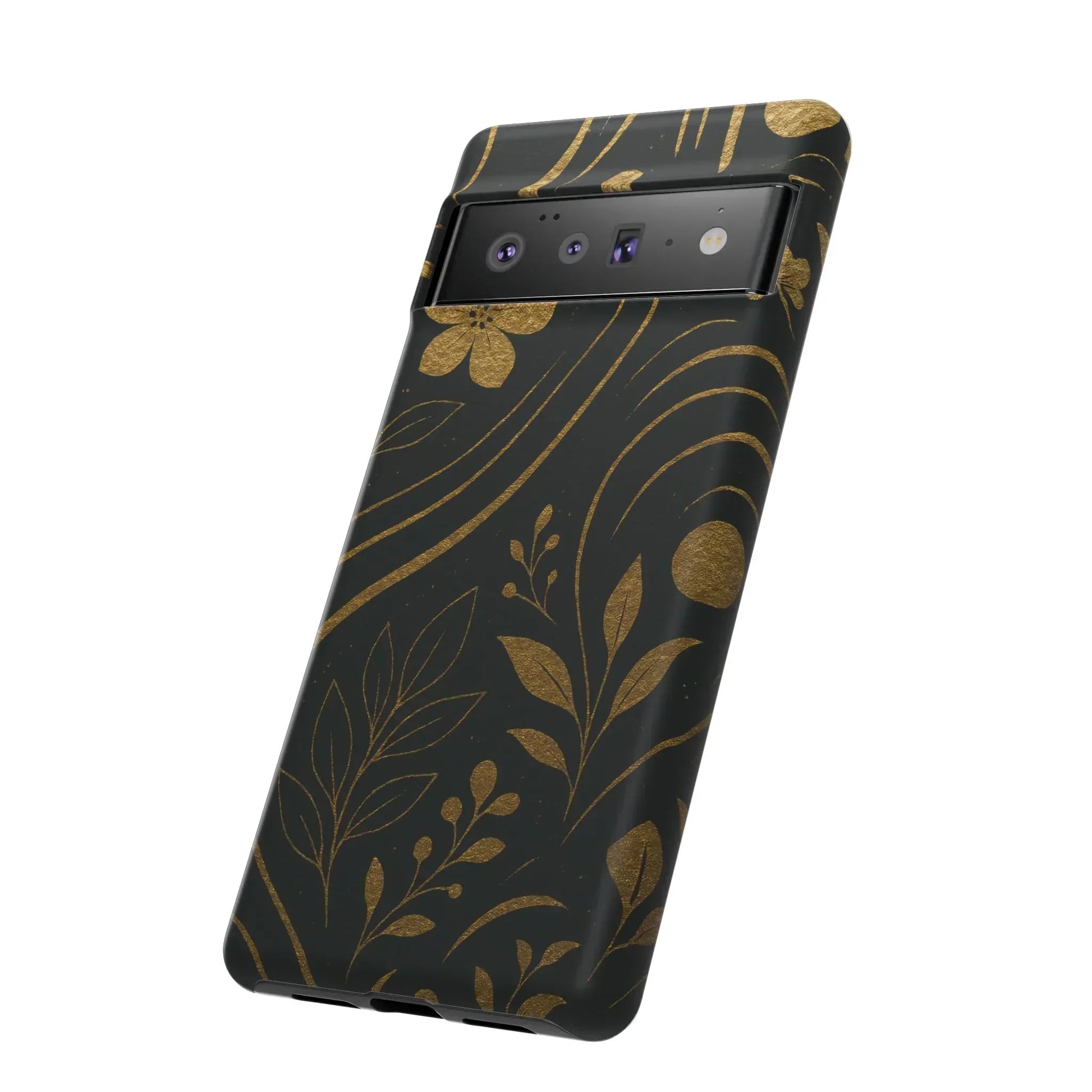 Foil Frenzy Abstract Gold Pattern Phone Case for Samsung Galaxy and Google Pixel - KarArmDesign