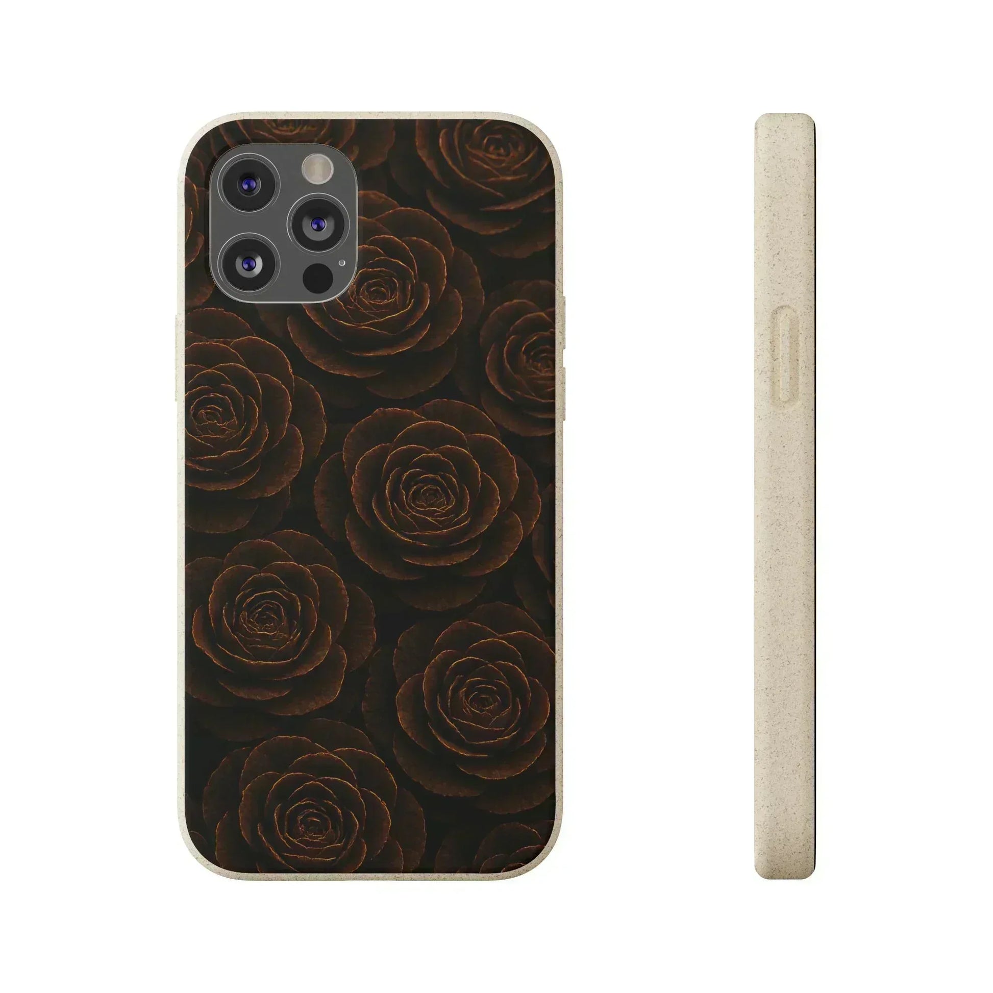 Wooden Roses Phone Case for iPhone 11-16 and Samsung Galaxy S20-S22 - KARARMDESIGN