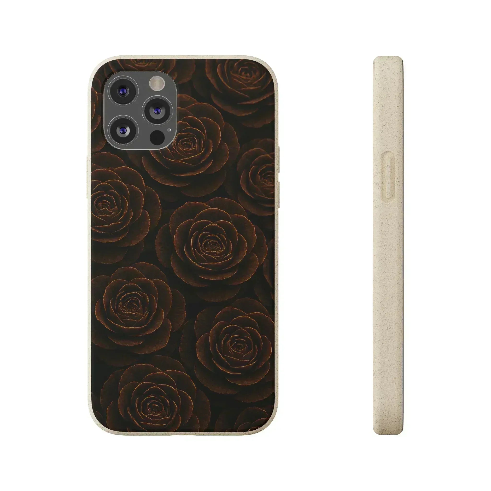 Wooden Roses Phone Case for iPhone 11-16 and Samsung Galaxy S20-S22 - KARARMDESIGN