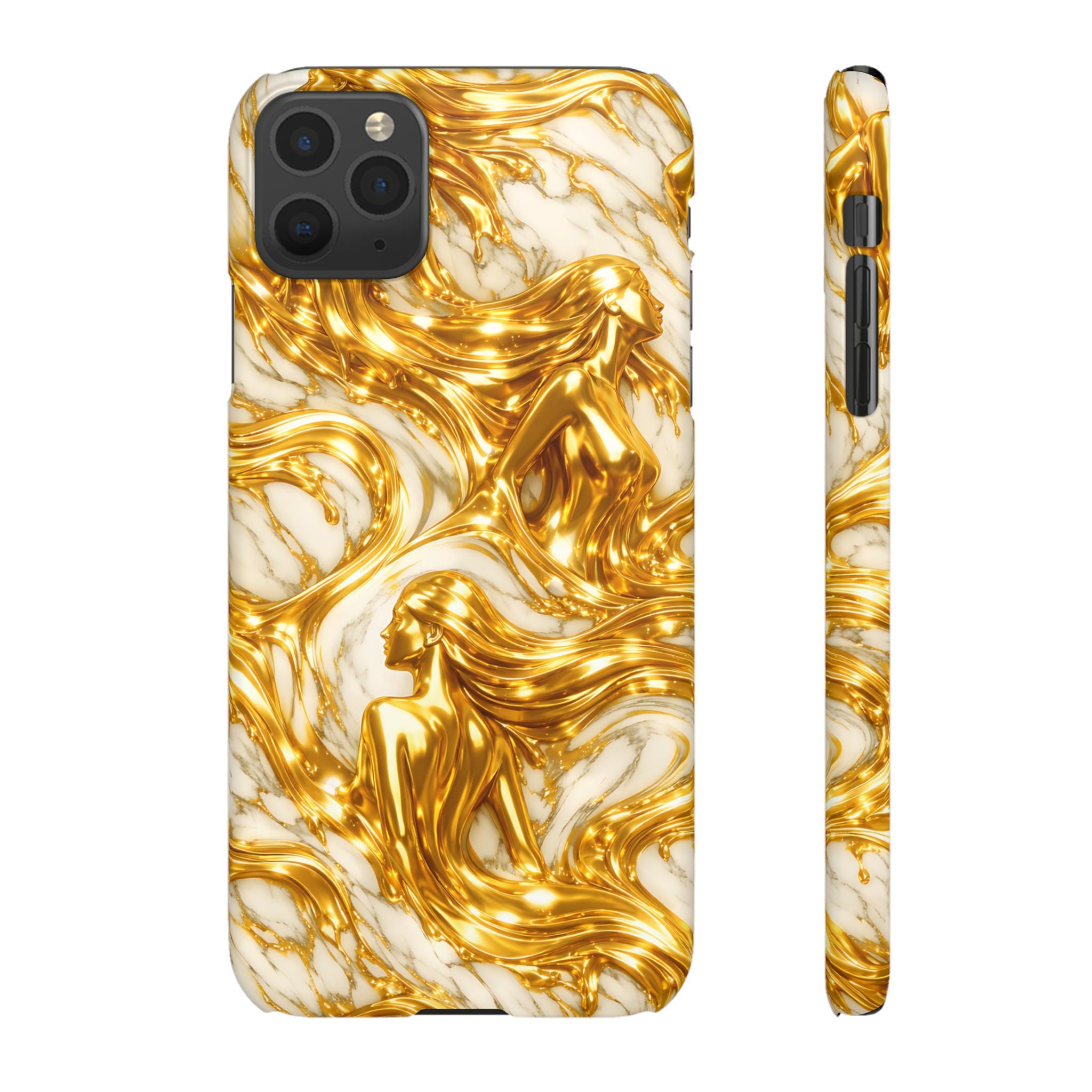 Divine Gold Woman Snap Phone Case for iPhone & Galaxy