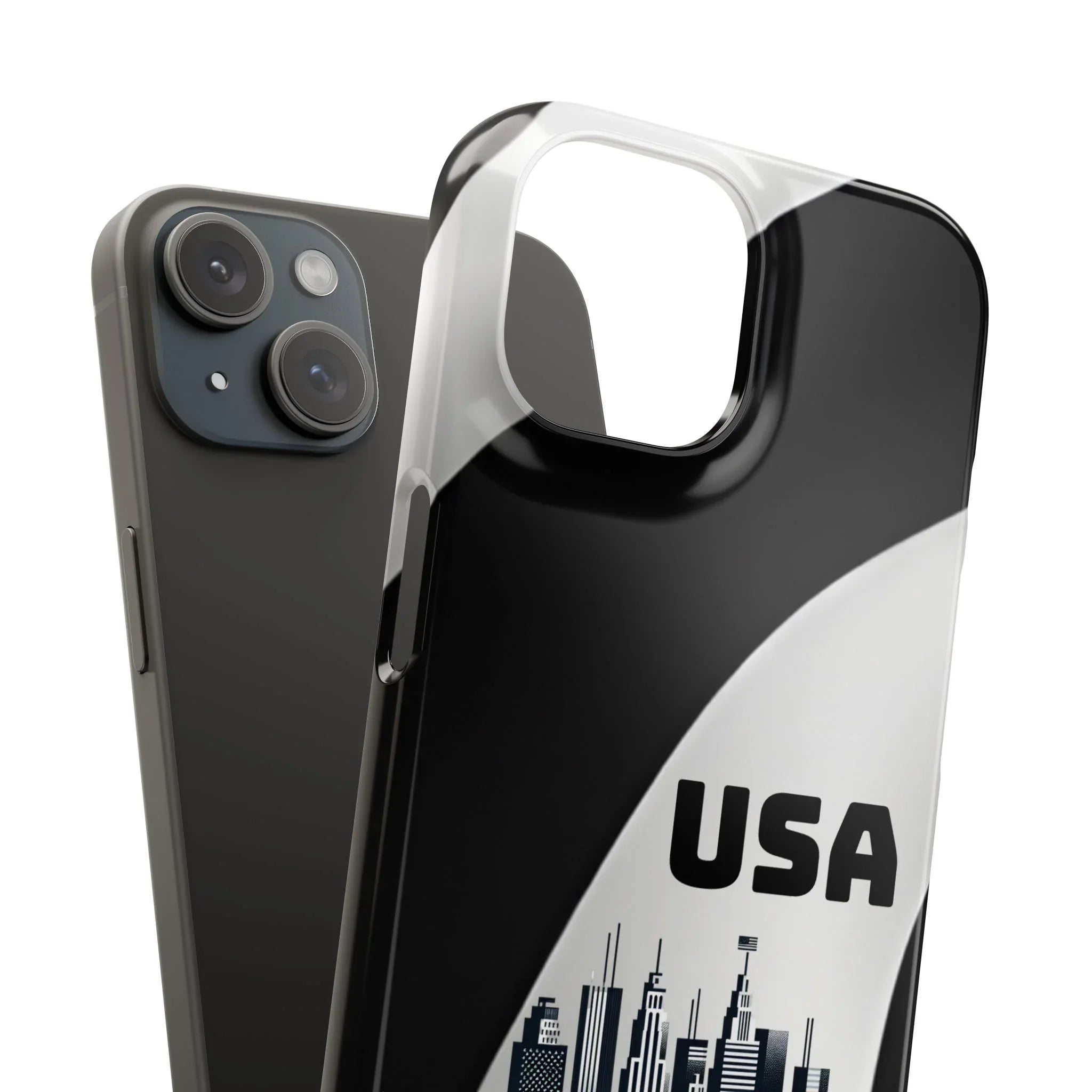 Monochrome New York City Phone Case for iPhone, Galaxy & Pixel - KARARMDESIGN