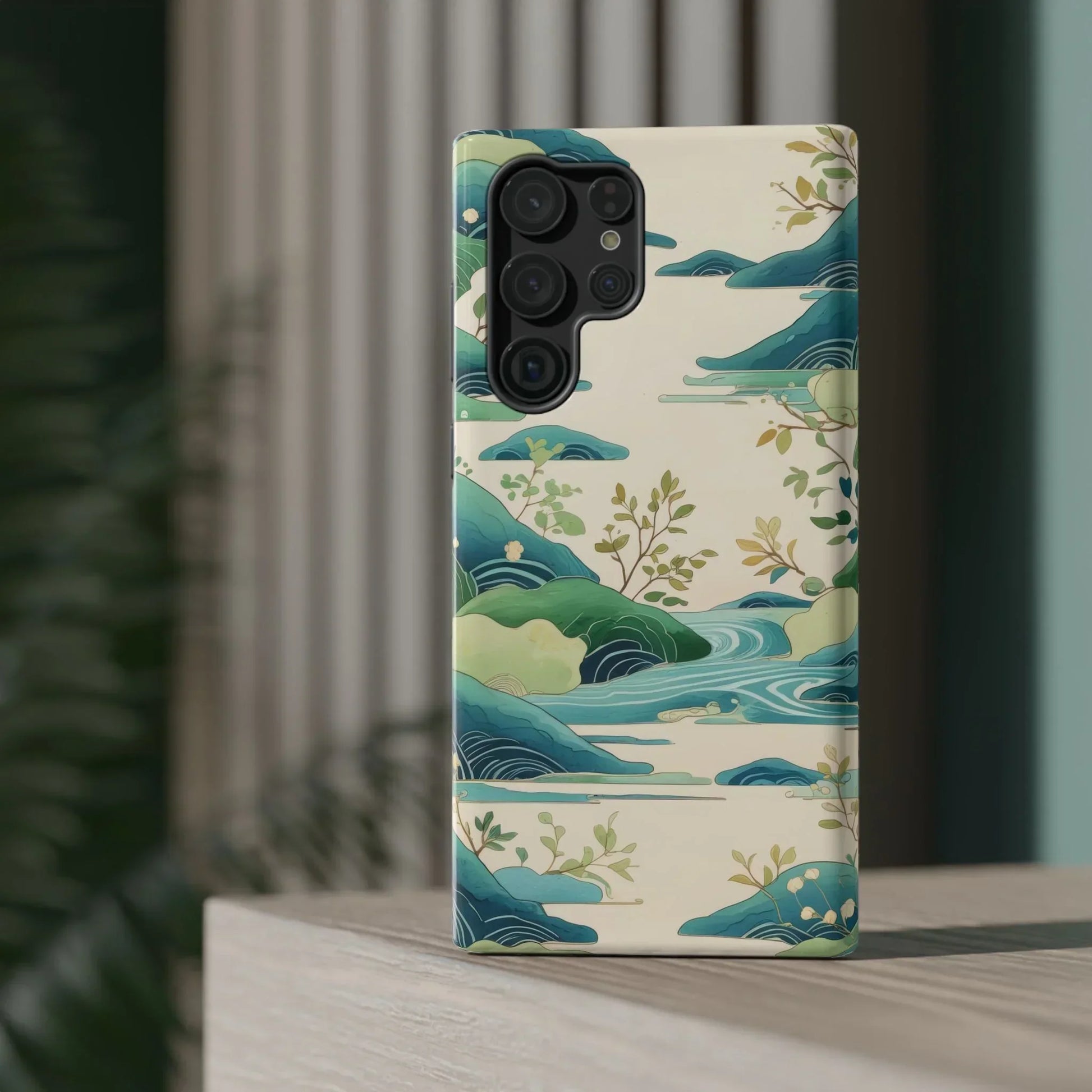 Nature Landscape Phone Case for iPhone 12-16 and Samsung Galaxy S21-S22 Models - KarArmDesign